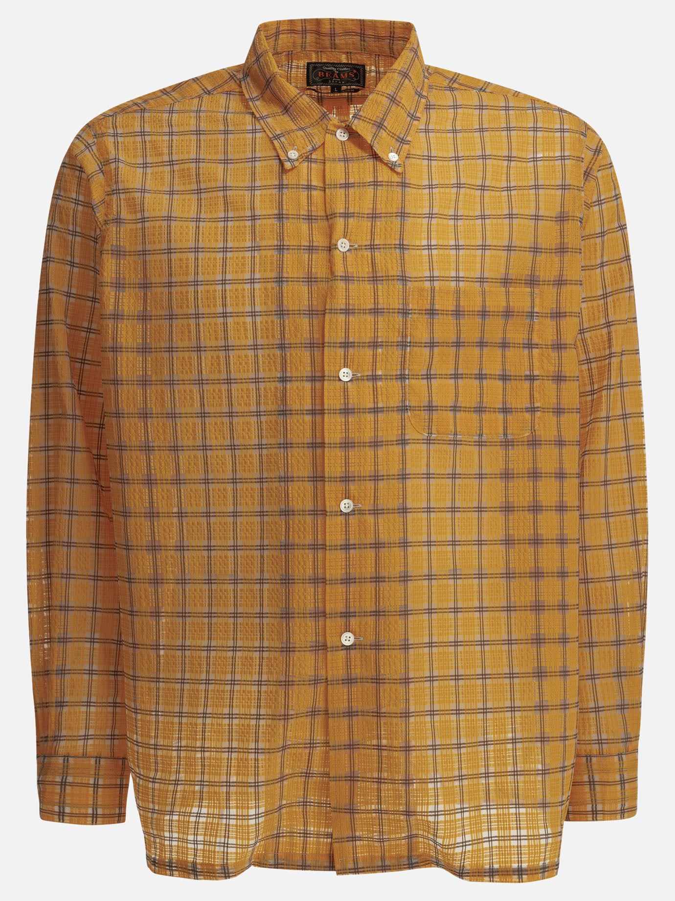 Casual shirts Plaid  Orange - Beams Plus Men | PDP | VIETTI Online Store | Zoom-Modal
