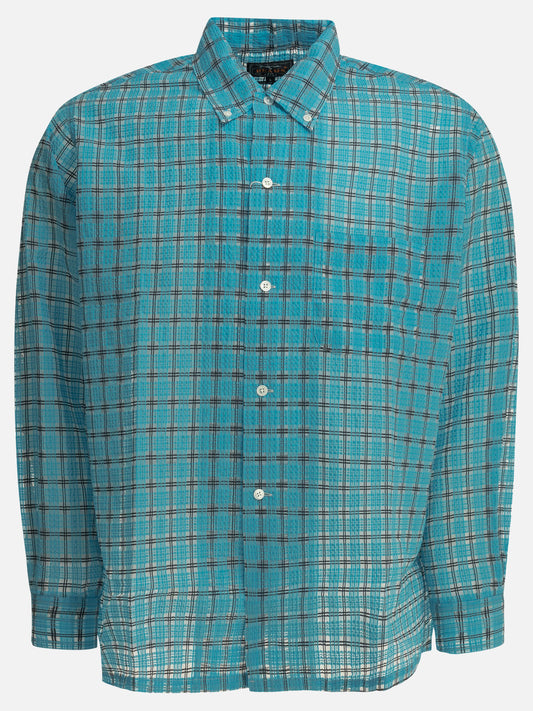 Casual shirts Plaid  Light blue - Beams Plus Men | PLP | VIETTI Online Store 
