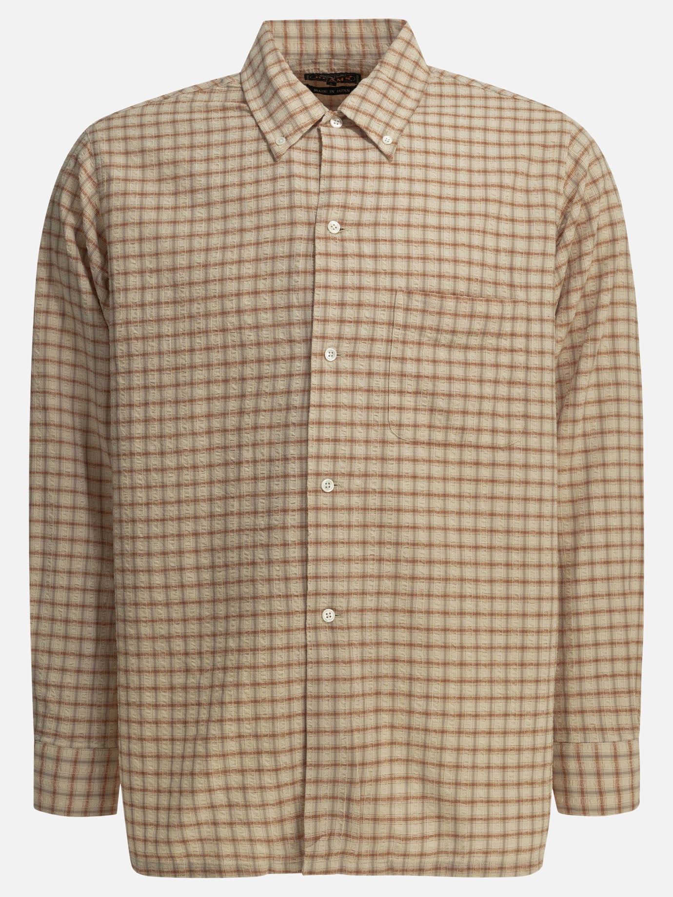 Casual shirts Plaid  Orange - Beams Plus Men | PDP | VIETTI Online Store | Zoom-Modal
