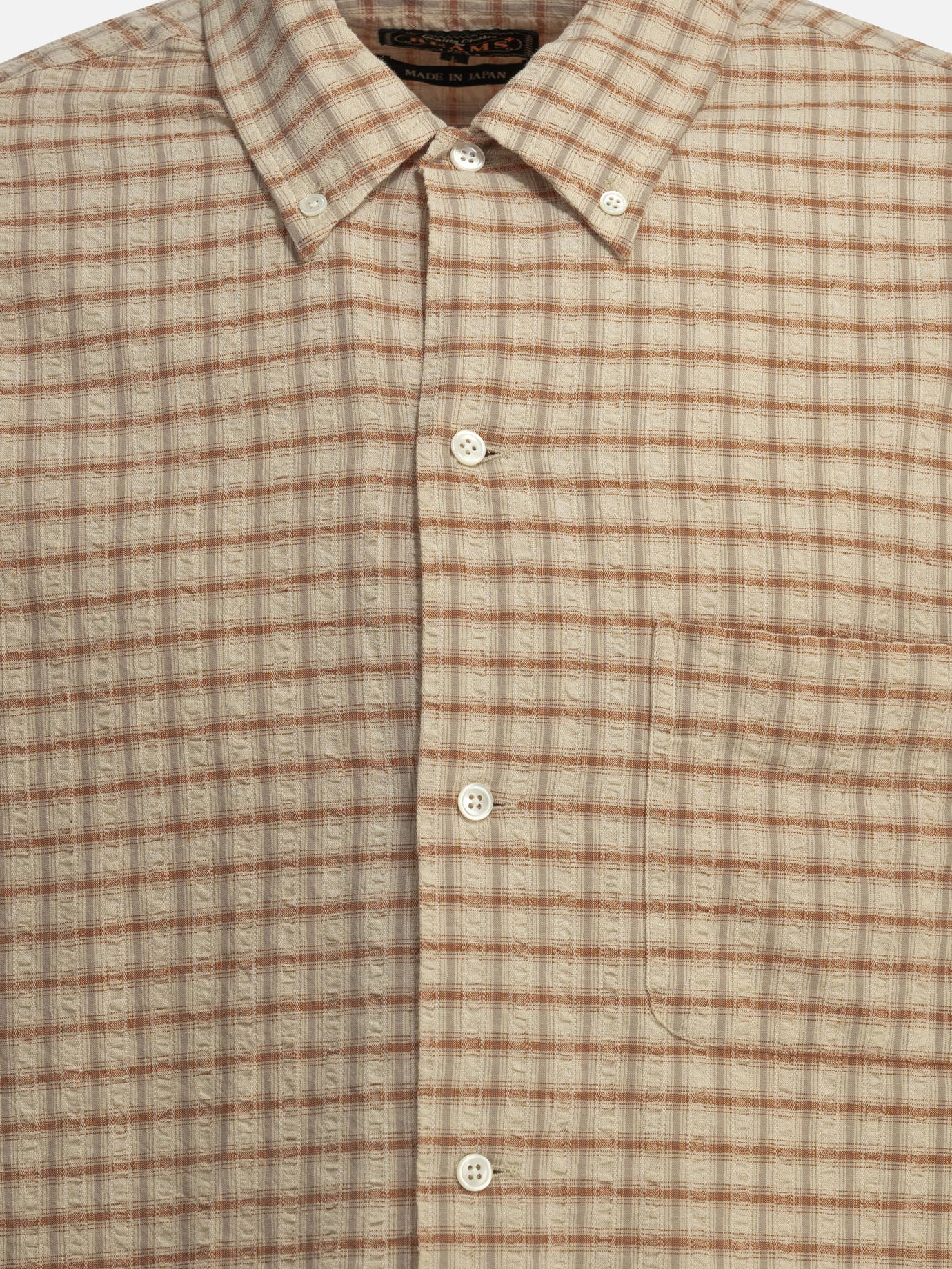 Casual shirts Plaid  Orange - Beams Plus Men | PDP | VIETTI Online Store | Zoom-Modal_3
