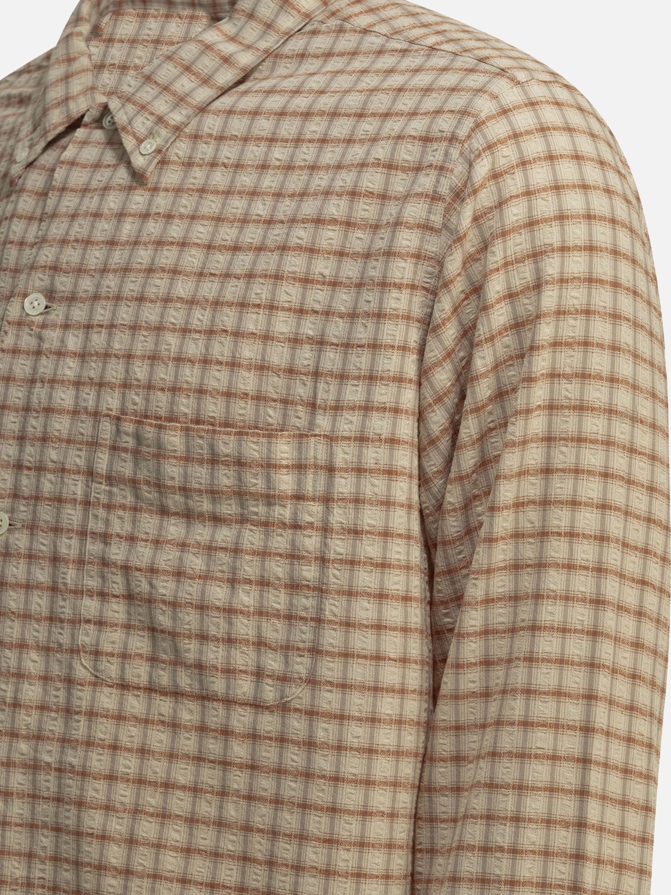 Casual shirts Plaid  Orange - Beams Plus Men | PDP | VIETTI Online Store | Zoom-Modal_4
