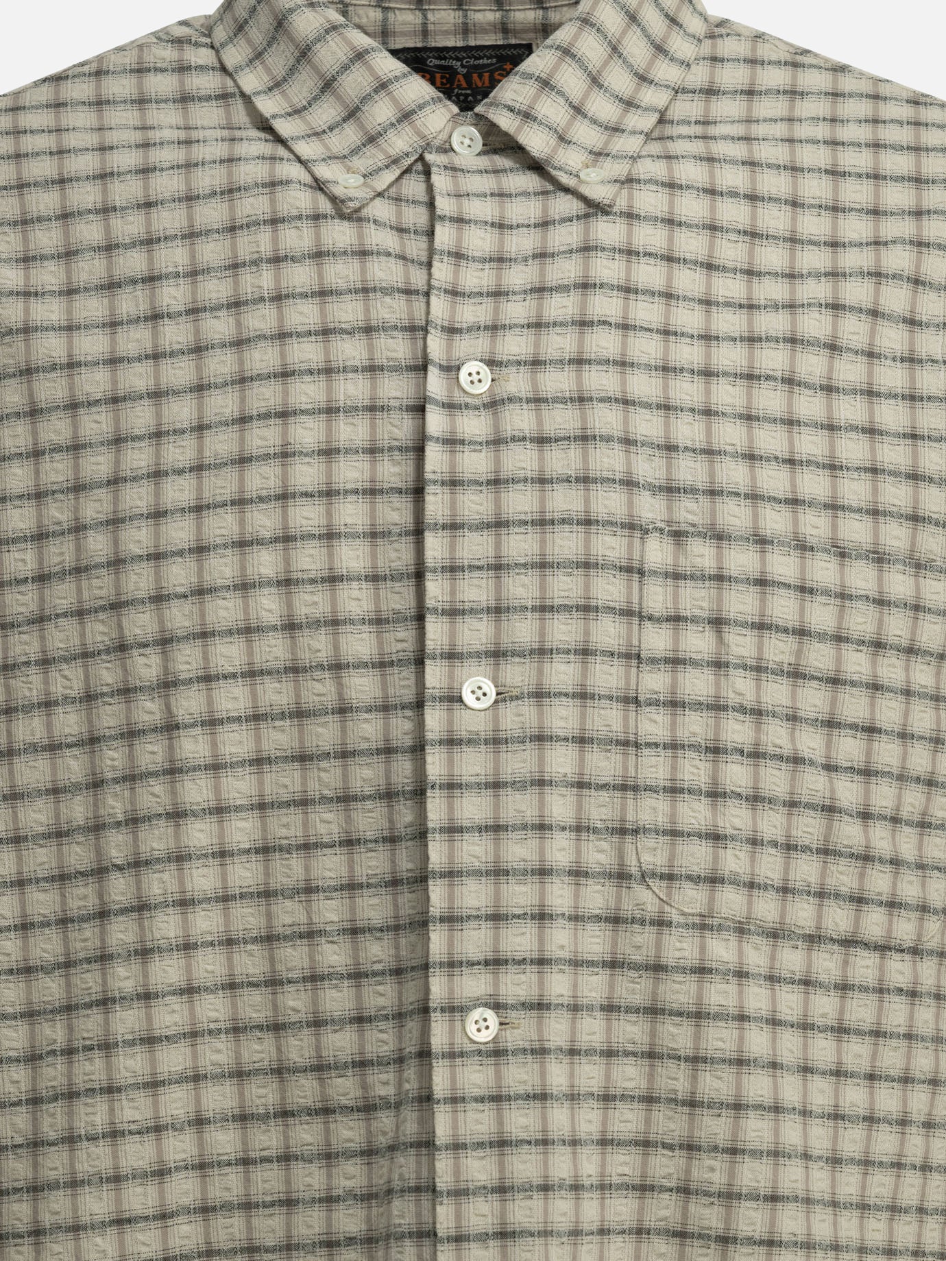 Casual shirts Plaid  Beige - Beams Plus Men | PDP | VIETTI Online Store | thumbnail_3