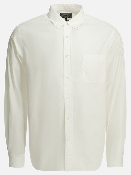 Casual shirts Solid colour  White - Beams Plus Men | PLP | VIETTI Online Store 
