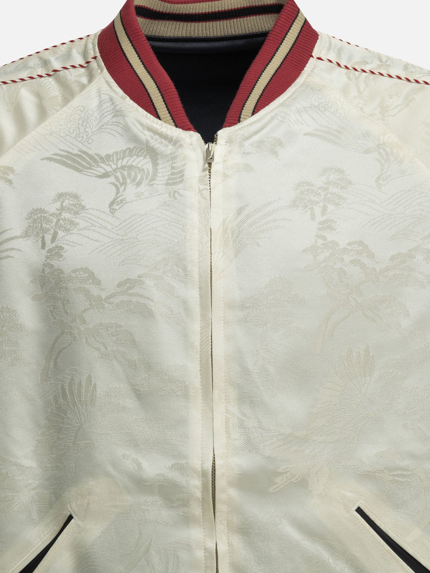 Bomber jackets Floral  White - Beams Plus Men | PDP | VIETTI Online Store | Zoom-Modal_5
