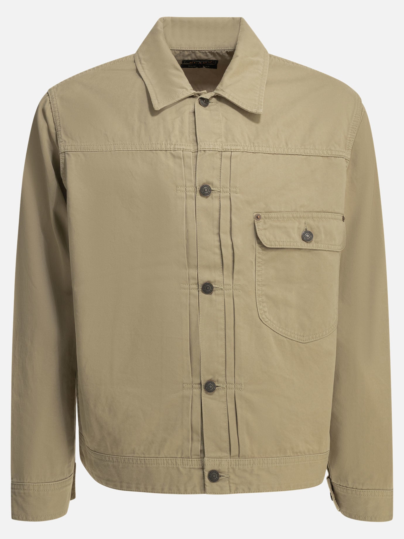 Denim jackets Solid colour  Beige - Beams Plus Men | PDP | VIETTI Online Store | Zoom-Modal
