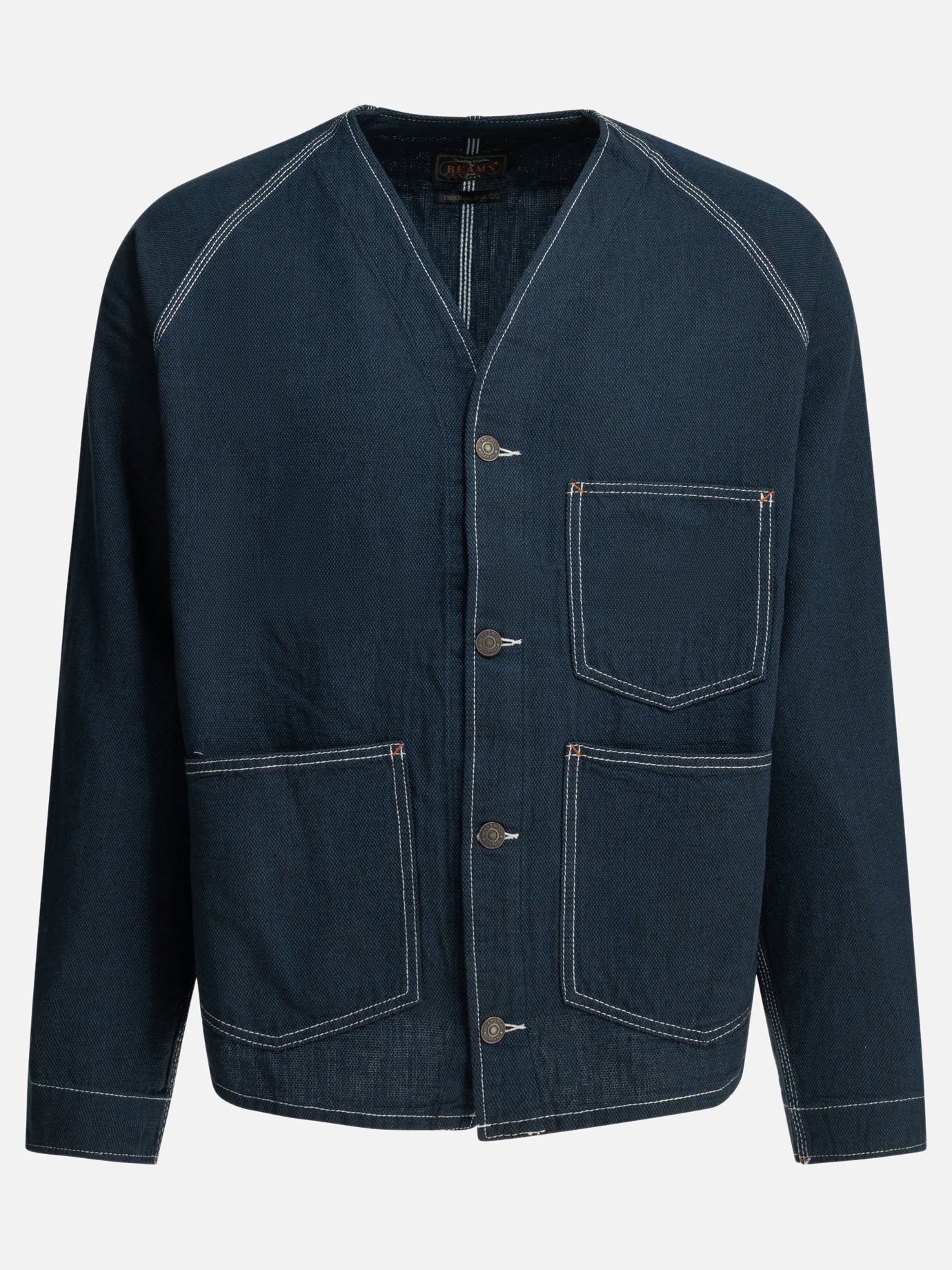 Denim jackets Solid colour  Blue - Beams Plus Men | PDP | VIETTI Online Store | Zoom-Modal
