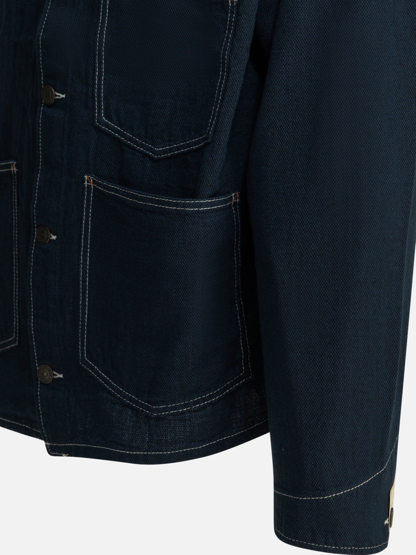 Denim jackets Solid colour  Blue - Beams Plus Men | PDP | VIETTI Online Store | thumbnail_3