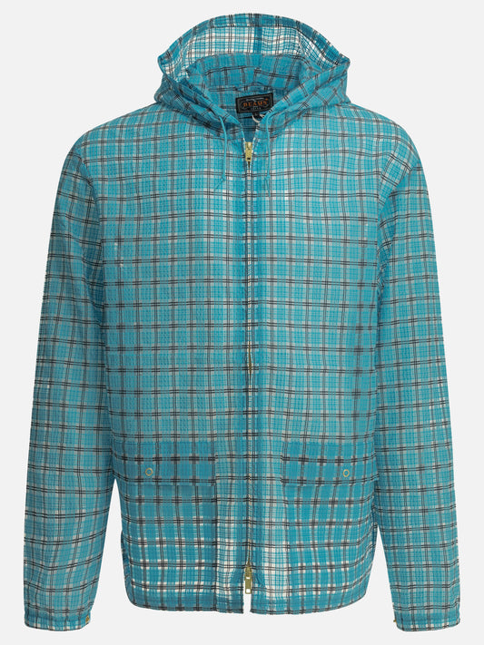 Quilted & Utility Jackets Plaid  Light blue - Beams Plus Men | PLP | VIETTI Online Store 
