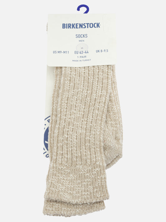 Birkenstock "Cotton Slub" Socks Beige


