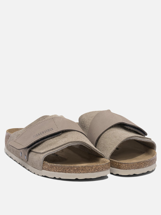 Slides 100% suede - 100% rubber  Marrone - Birkenstock Uomo | PDP | VIETTI Online Store | 2
