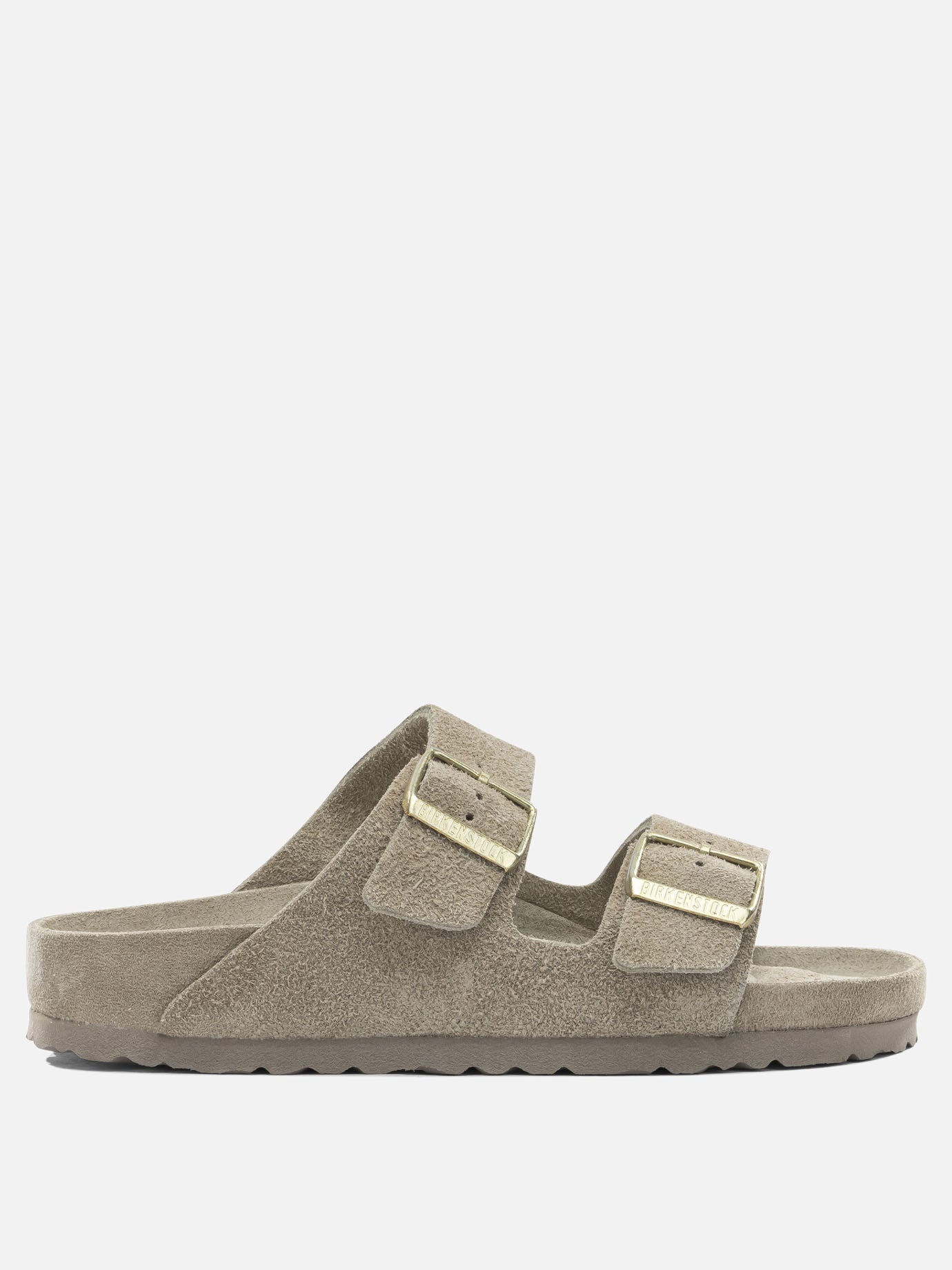 Flat sandals 100% suede - 100% rubber  Beige - Birkenstock Women | PDP | VIETTI Online Store | Zoom-Modal
