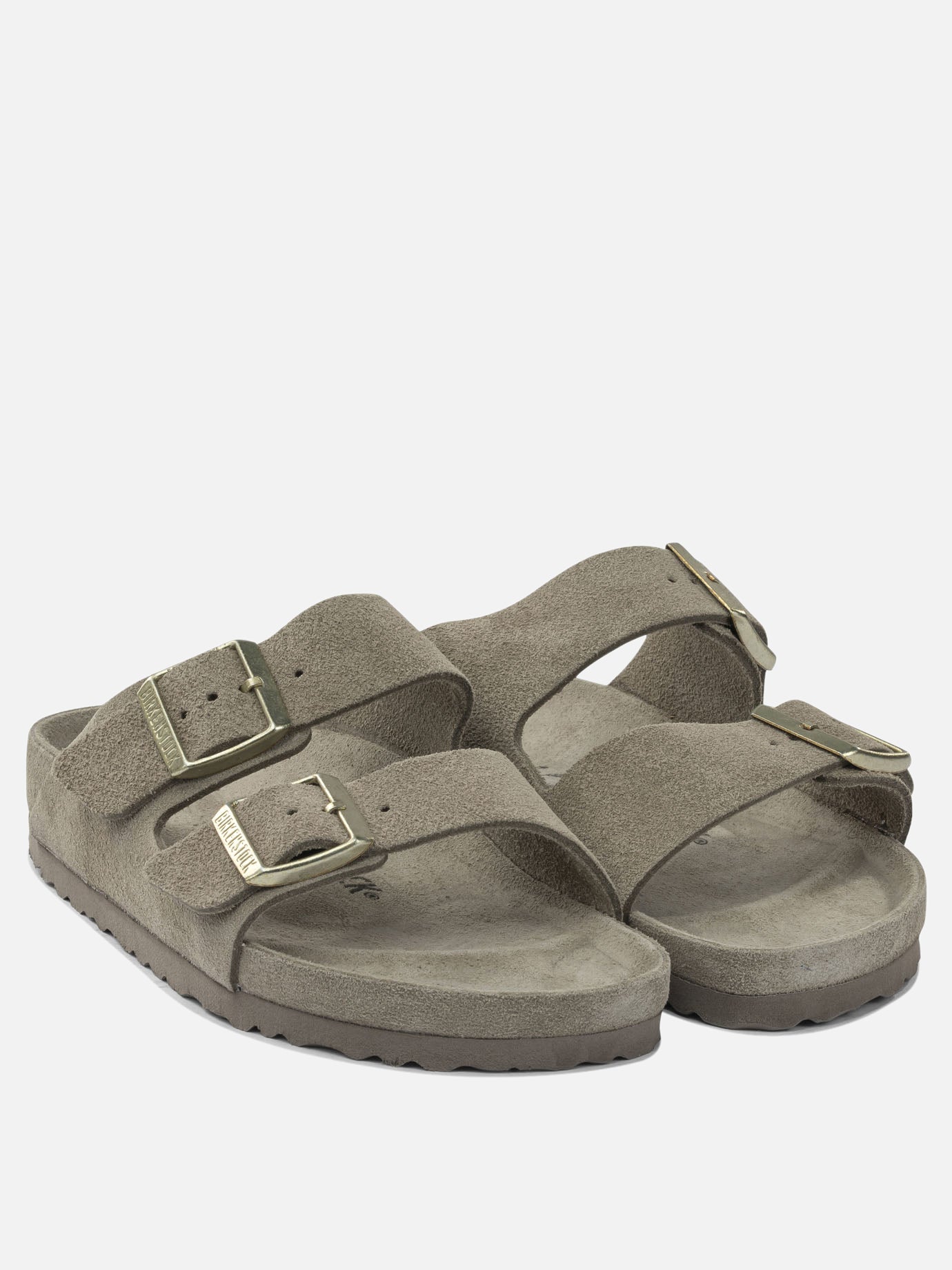 Flat sandals 100% leather - 100% rubber  Grey - Birkenstock Men | PDP | VIETTI Online Store | Zoom-Modal_2
