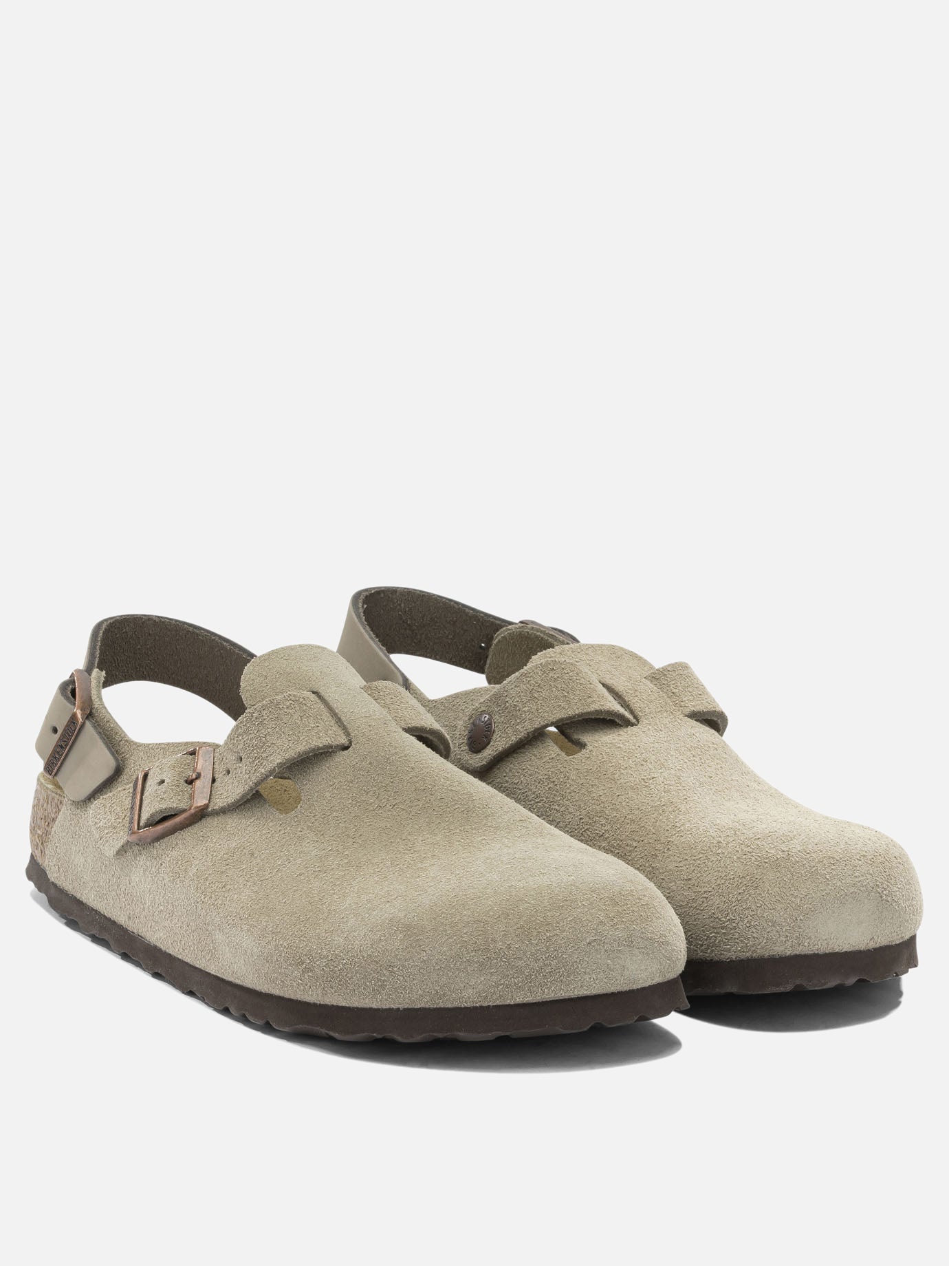 Flat sandals 100% suede - 100% rubber  Beige - Birkenstock Men | PDP | VIETTI Online Store | Zoom-Modal_2
