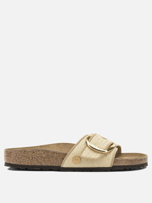 Birkenstock "Madrid Big Buckle" slides Beige

