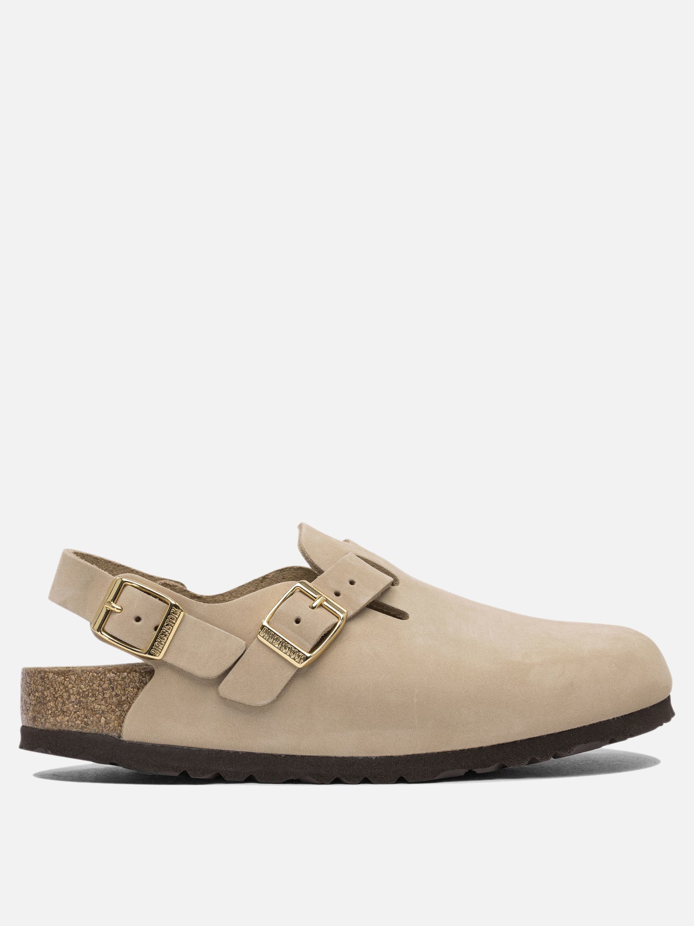 Sandali bassi 100% suede leather - 100% eva  Beige - Birkenstock Donna | PDP | VIETTI Online Store | Zoom-Modal

