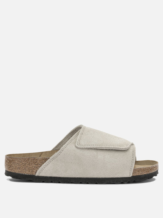 Flat sandals 100% suede leather - 100% rubber  Beige - Birkenstock Women | PDP | VIETTI Online Store 
