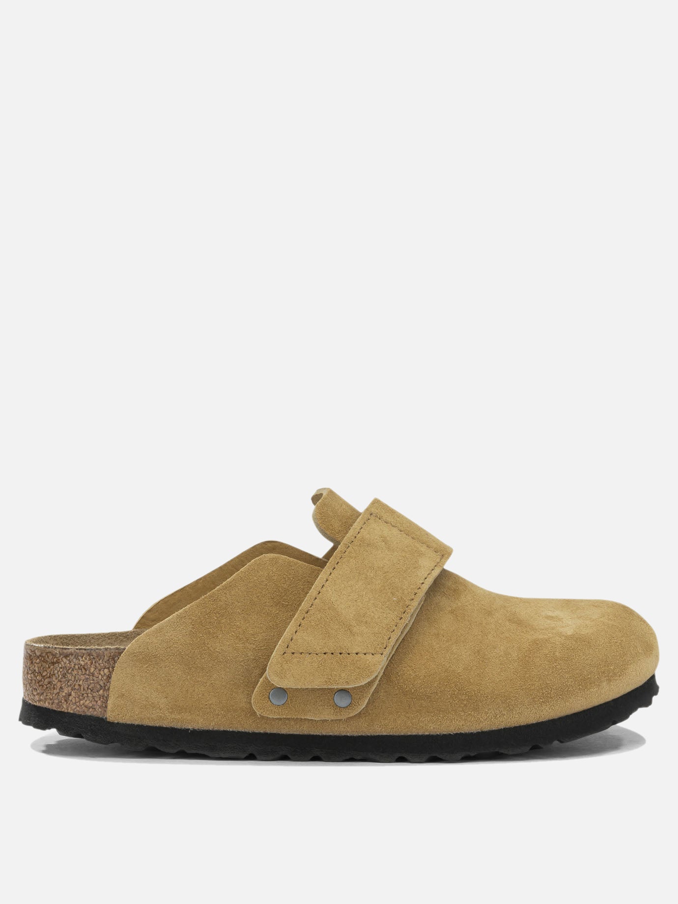 Flat sandals 100% suede leather - 100% rubber  Beige - Birkenstock Women | PDP | VIETTI Online Store | Zoom-Modal
