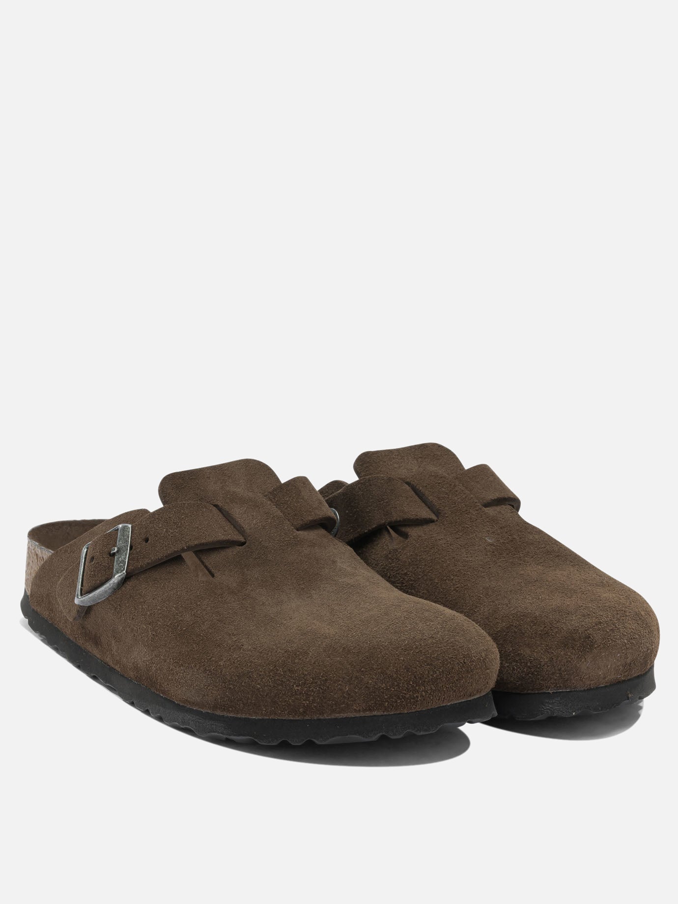 Flat sandals 100% suede leather - 100% rubber  Brown - Birkenstock Women | PDP | VIETTI Online Store | thumbnail_2