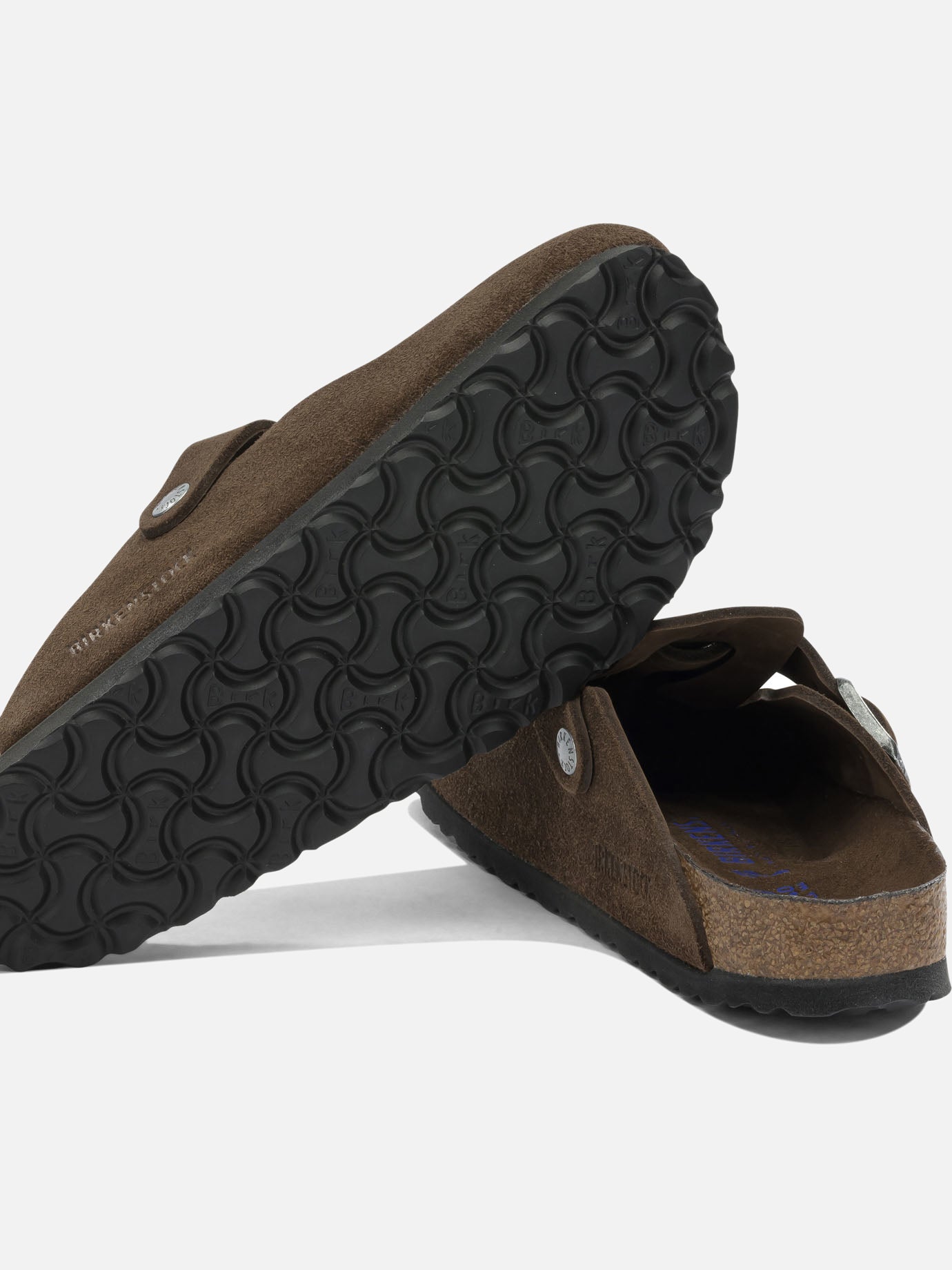 Flat sandals 100% suede leather - 100% rubber  Brown - Birkenstock Women | PDP | VIETTI Online Store | thumbnail_5