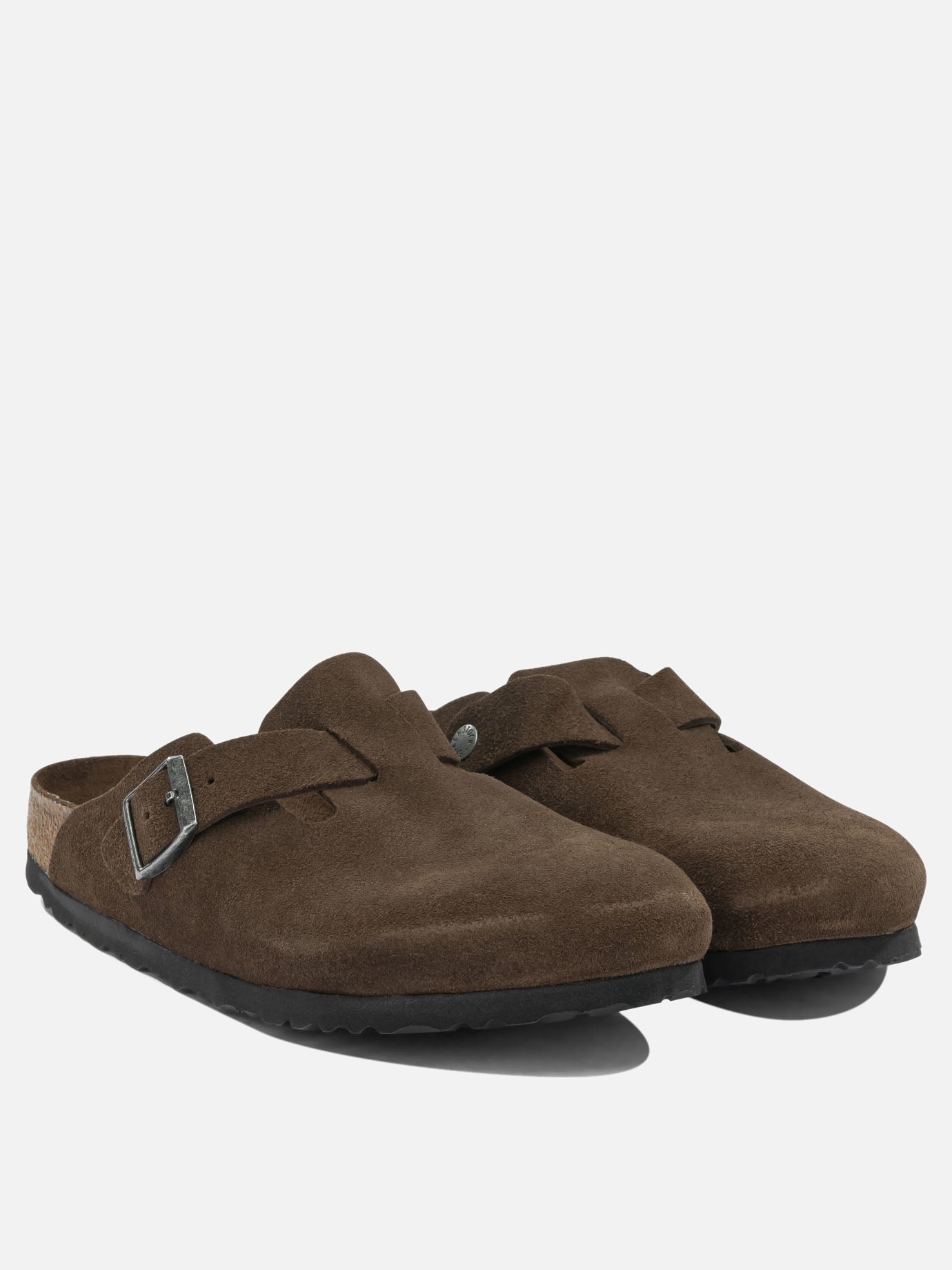 Flat sandals 100% suede leather - 100% rubber  Brown - Birkenstock Men | PDP | VIETTI Online Store | thumbnail_2