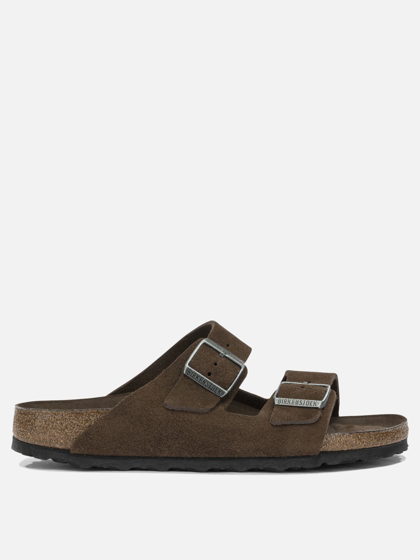 Flat sandals 100% suede - 100% EVA  Brown - Birkenstock Men | PDP | VIETTI Online Store | Zoom-Modal

