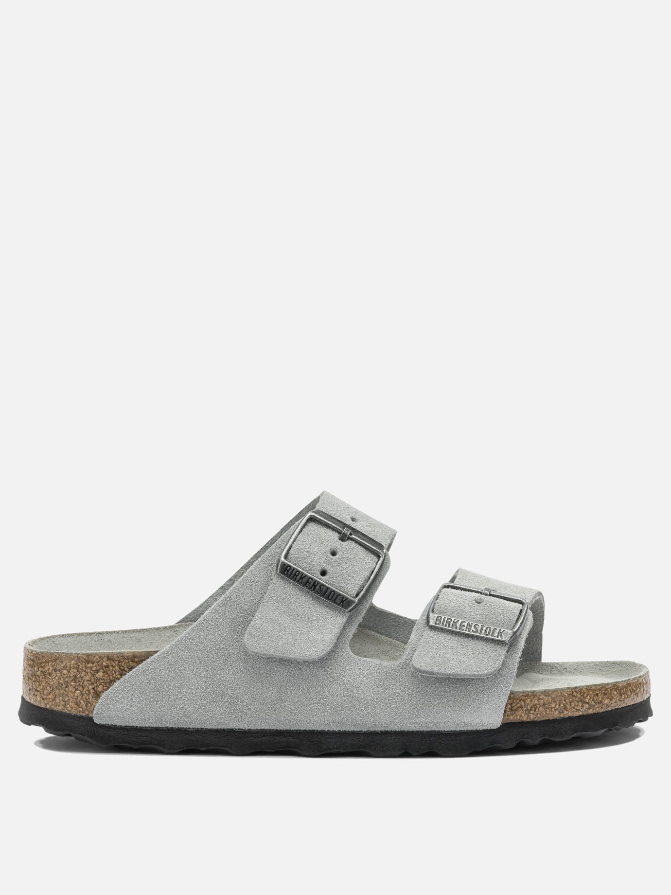 Sandali bassi 100% leather - 100% rubber  Grigio - Birkenstock Donna | PDP | VIETTI Online Store | thumbnail