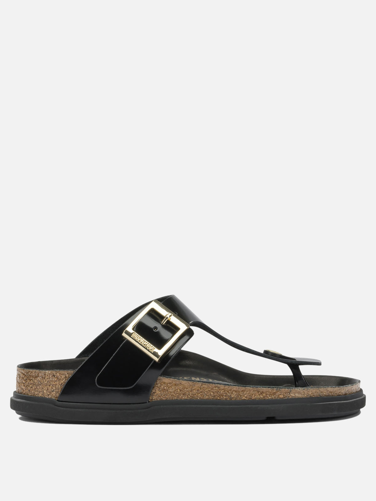 Birkenstock "Gizeh Droplet Buckle" low sandals Black