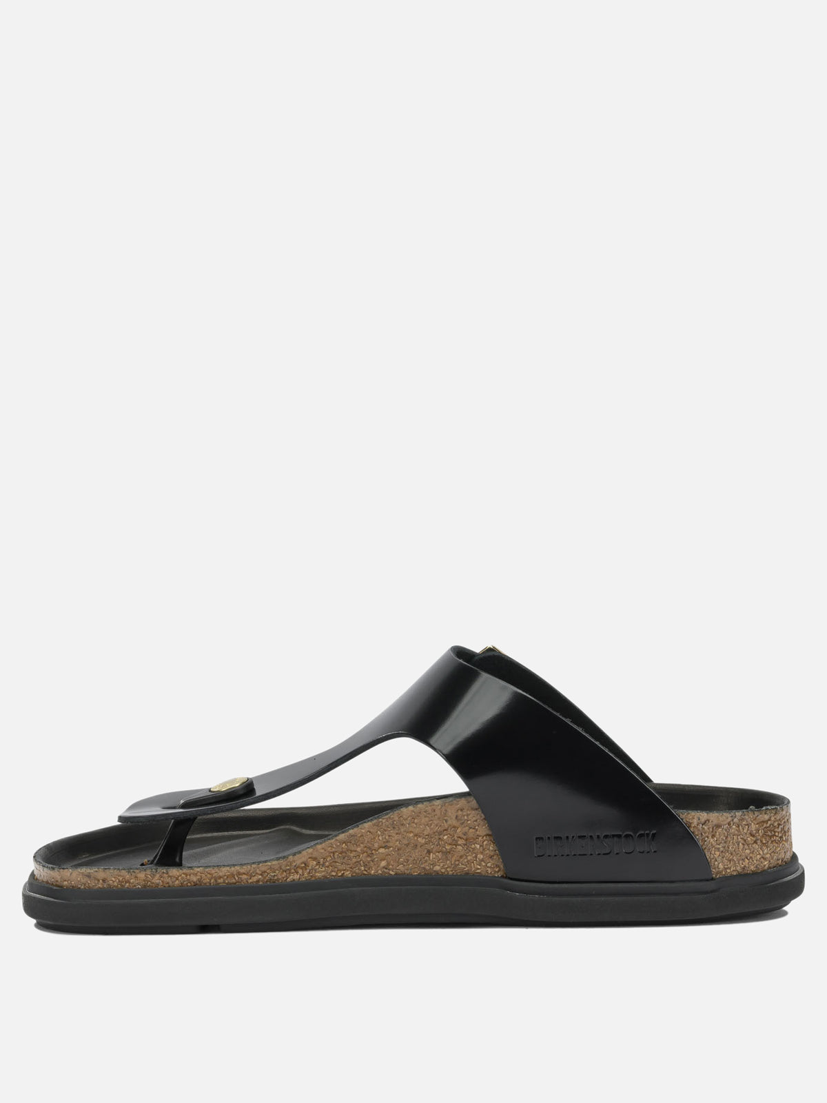 Birkenstock "Gizeh Droplet Buckle" low sandals Black - VIETTI