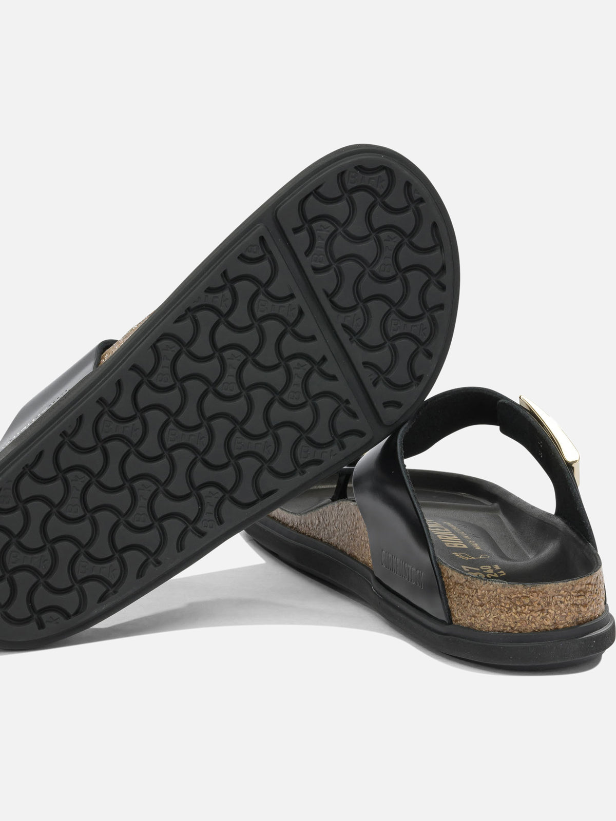 Birkenstock "Gizeh Droplet Buckle" low sandals Black - VIETTI