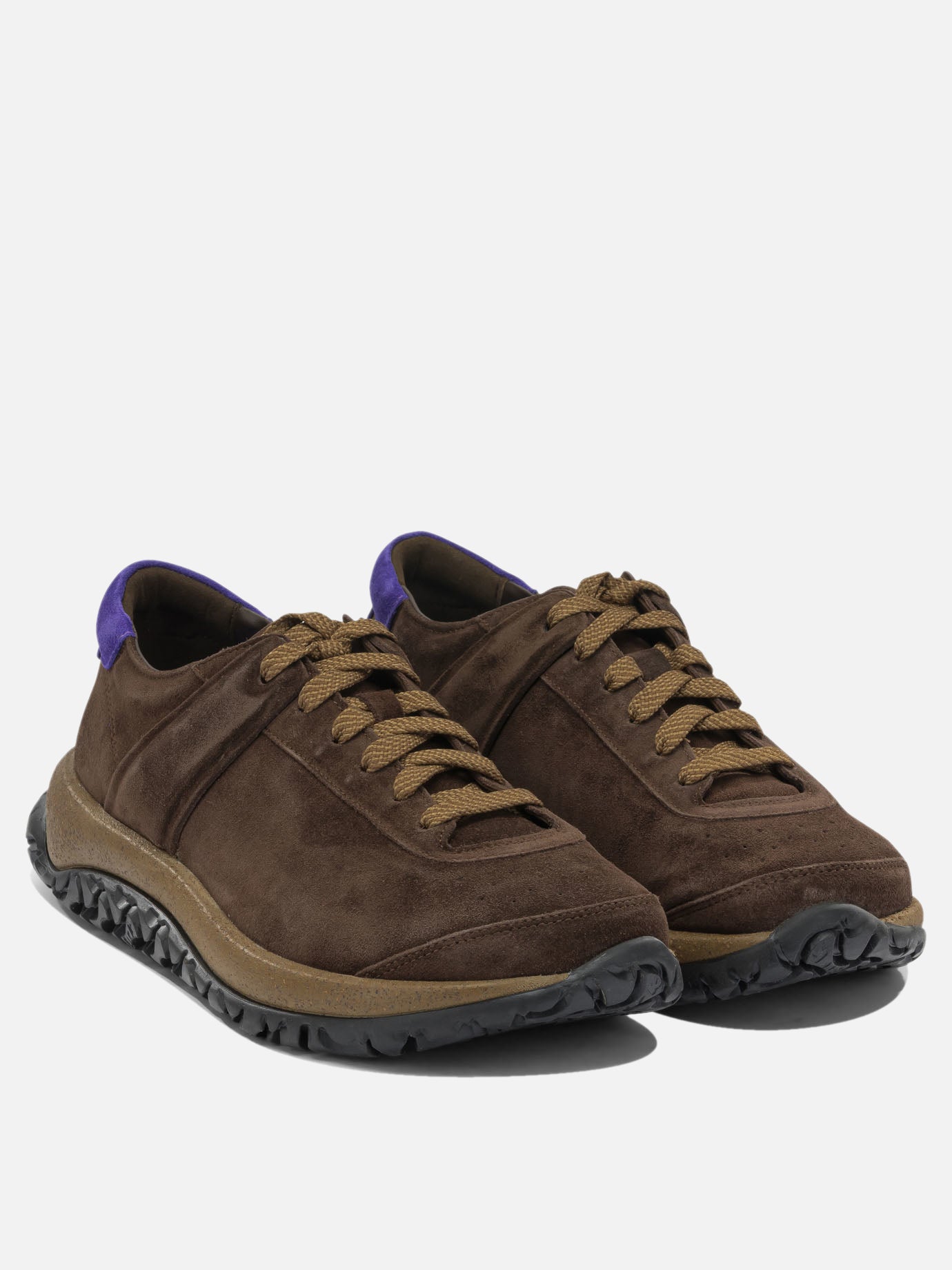 Low top sneakers 100% suede leather - 100% rubber  Brown - Birkenstock 1774 Men | PDP | VIETTI Online Store | thumbnail_2