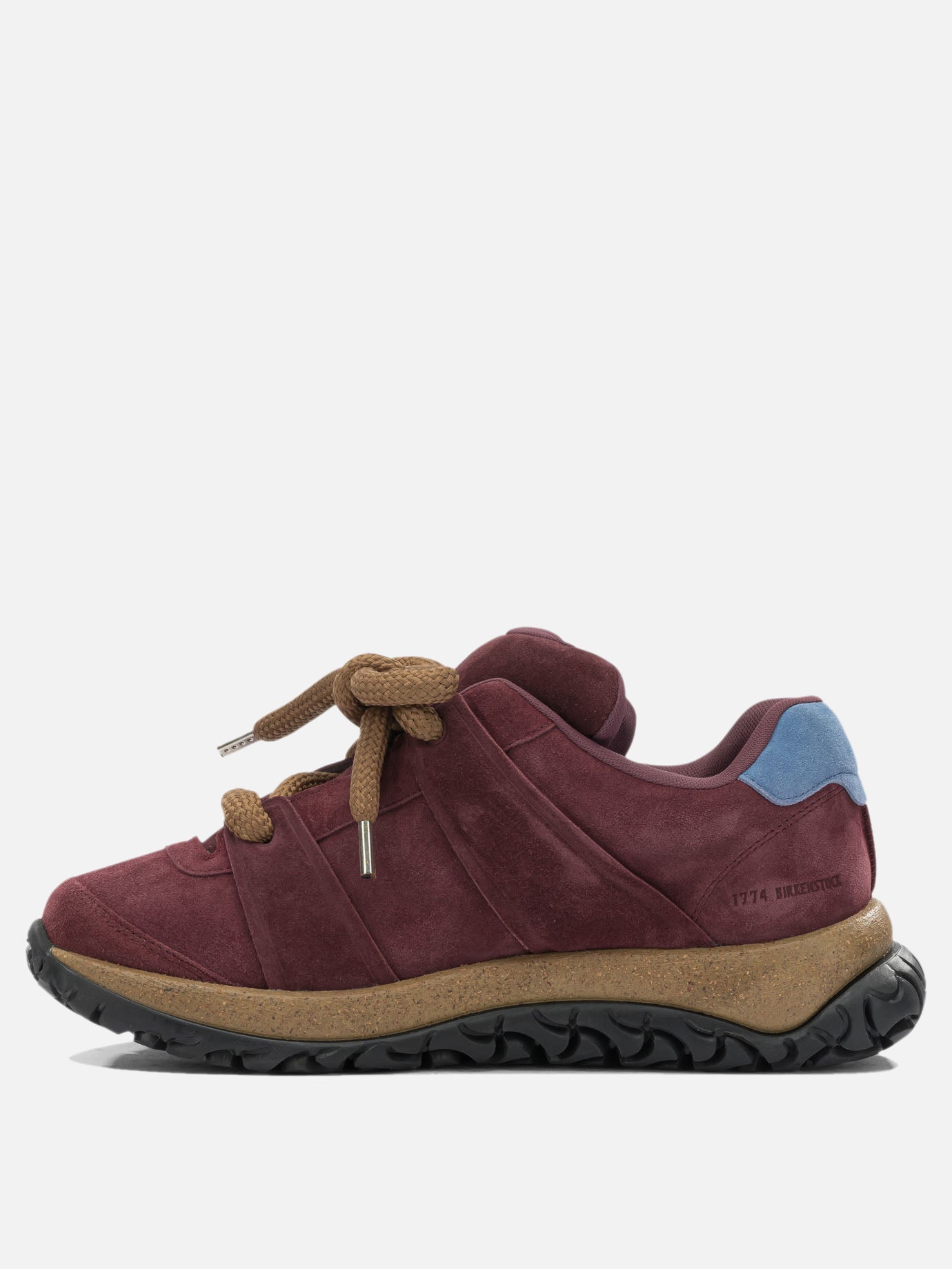 Low top sneakers 100% suede leather - 100% rubber  Bordeaux - Birkenstock Men | PDP | VIETTI Online Store | thumbnail_3