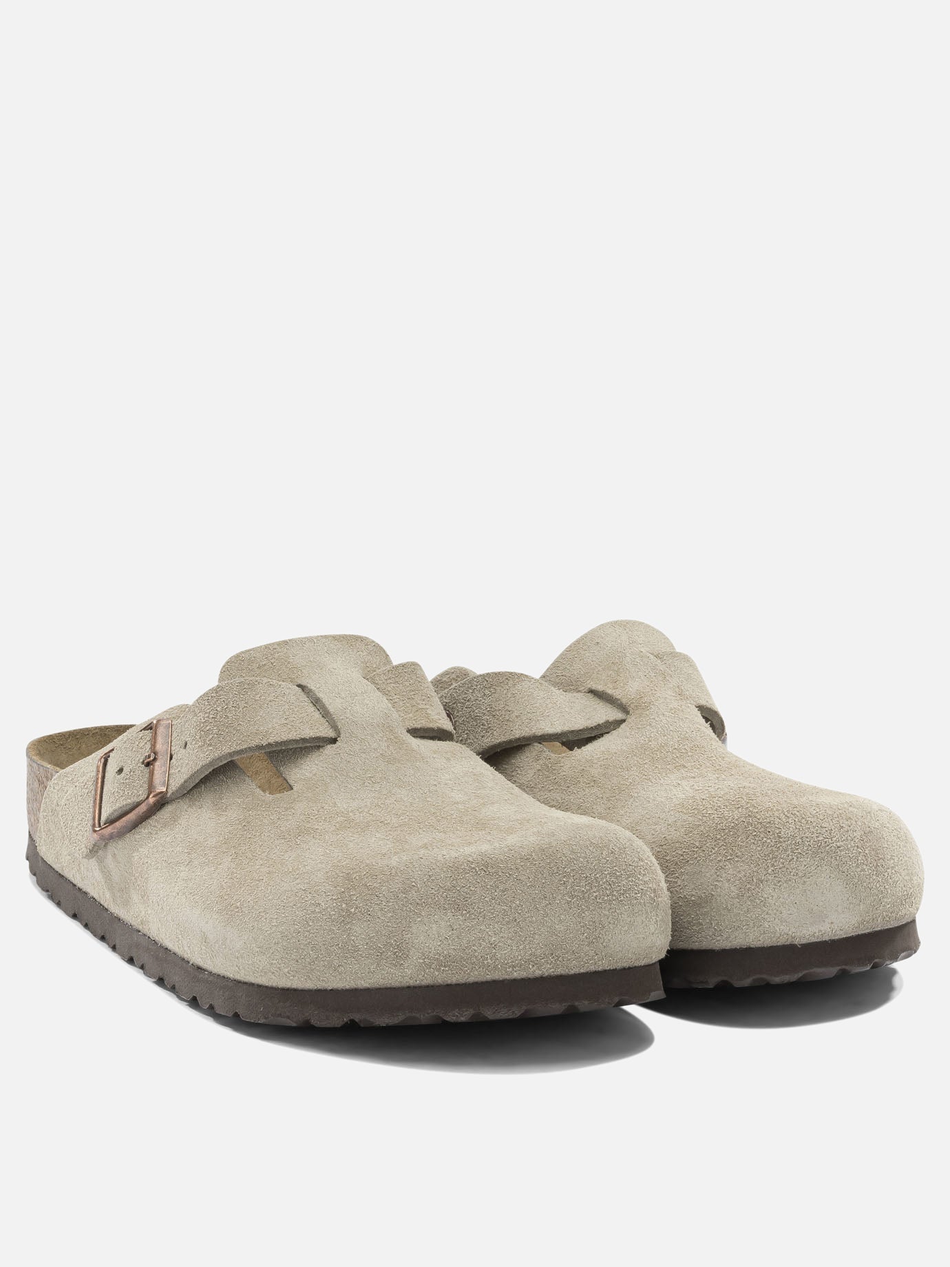 Flat sandals 100% suede - 100% rubber  Beige - Birkenstock Men | PDP | VIETTI Online Store | Zoom-Modal_2
