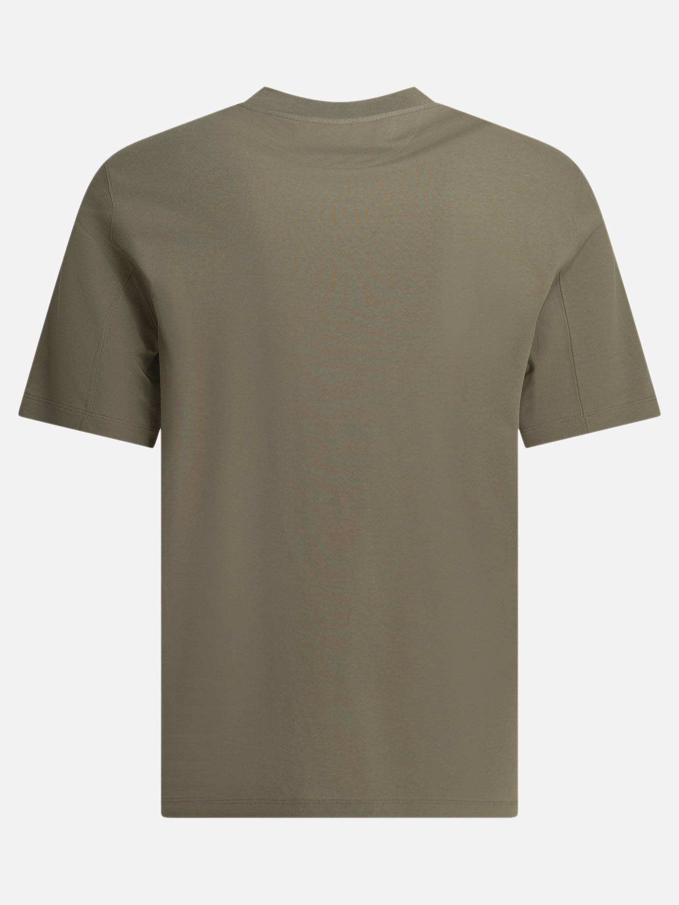 T-shirt girocollo Logo  Verde - Brunello Cucinelli Uomo | PDP | VIETTI Online Store | thumbnail_2