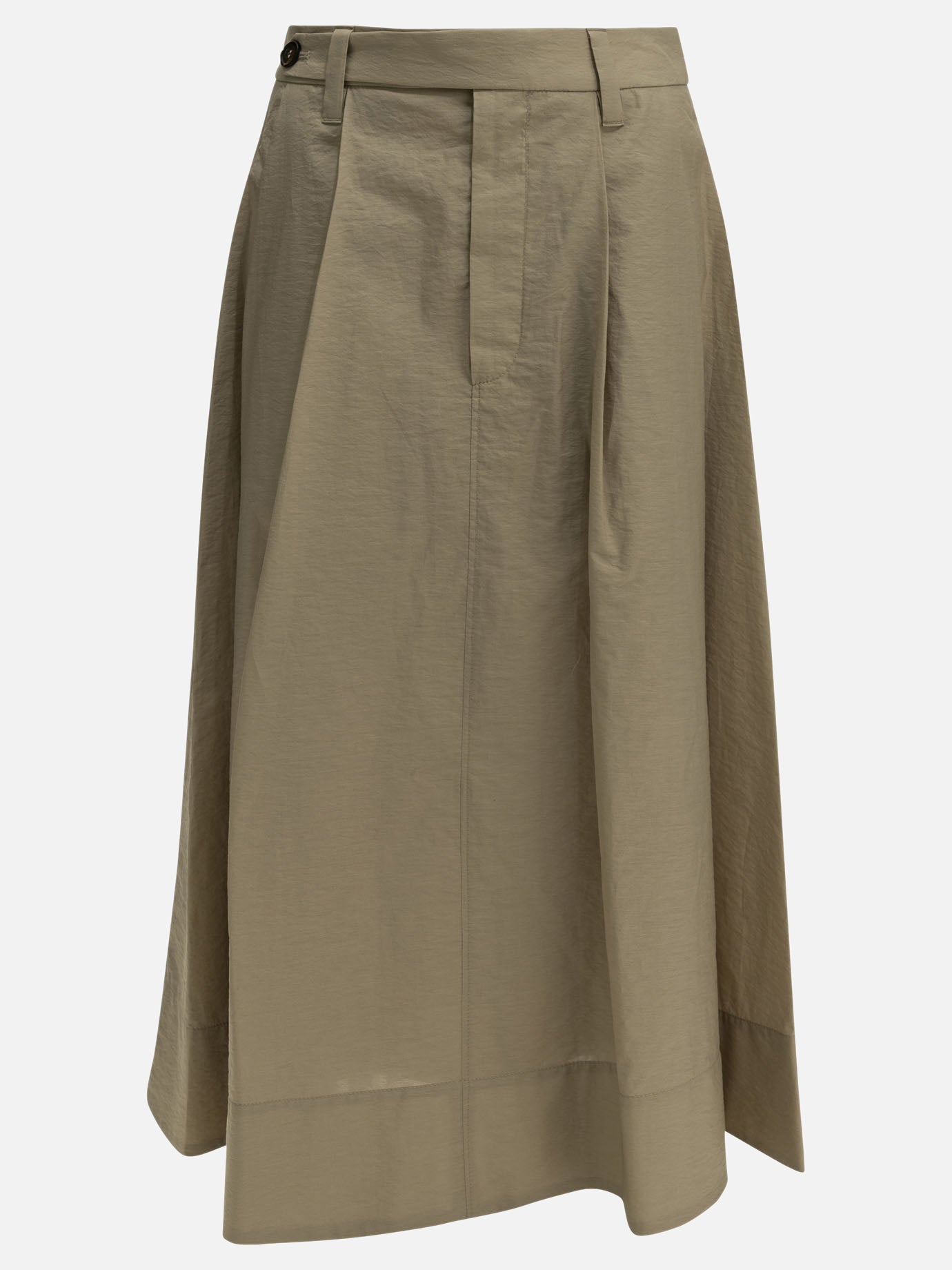 Midi skirts Solid colour  Beige - Brunello Cucinelli Women | PDP | VIETTI Online Store | Zoom-Modal
