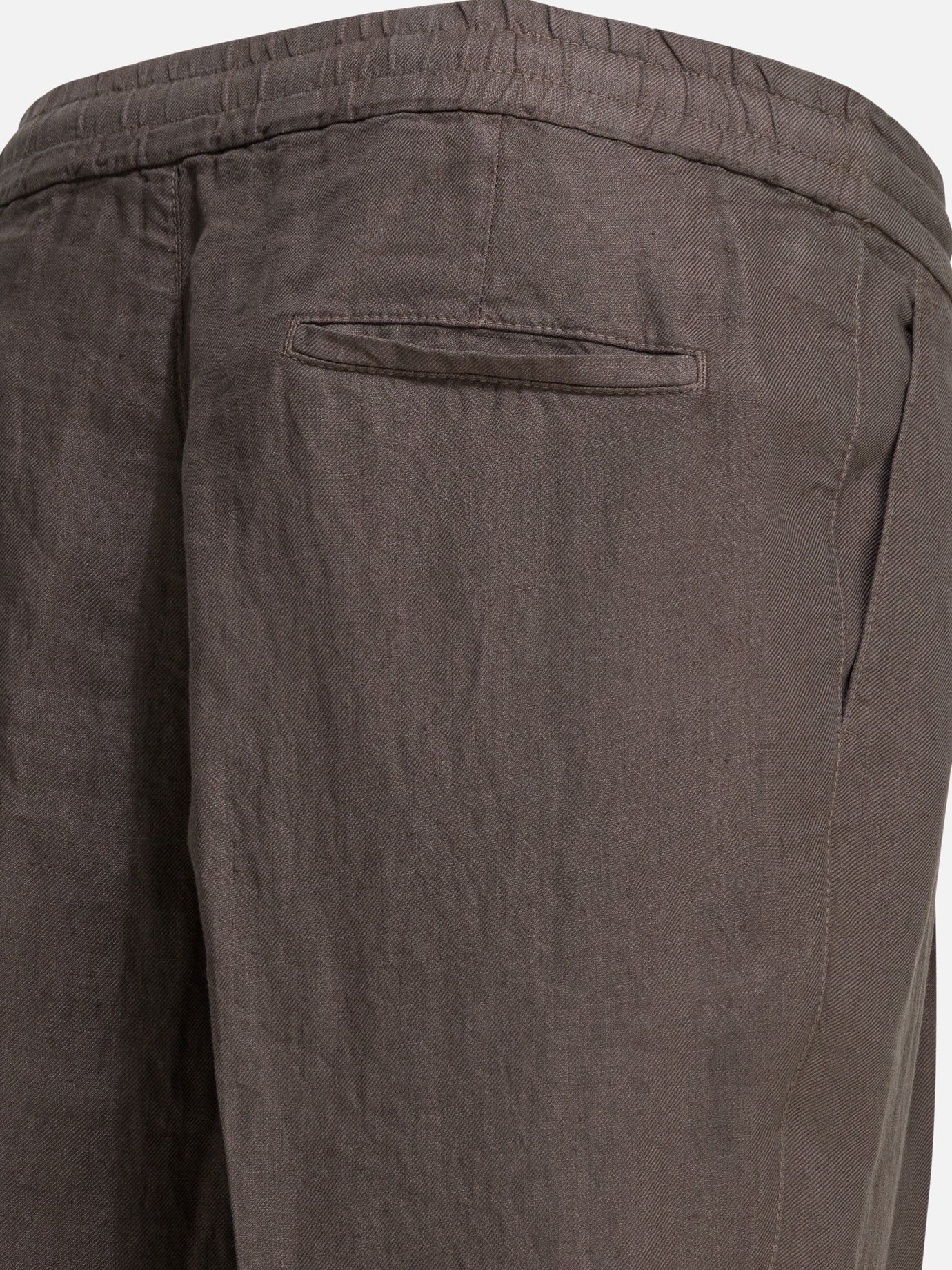 Leisure trousers Solid colour  Brown - Brunello Cucinelli Men | PDP | VIETTI Online Store | Zoom-Modal_4
