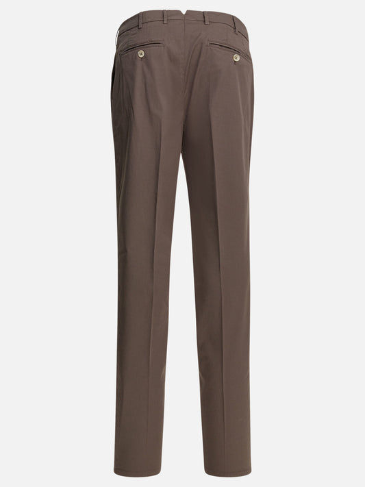 Leisure trousers Solid colour  Brown - Brunello Cucinelli Men | PLP | VIETTI Online Store | 2
