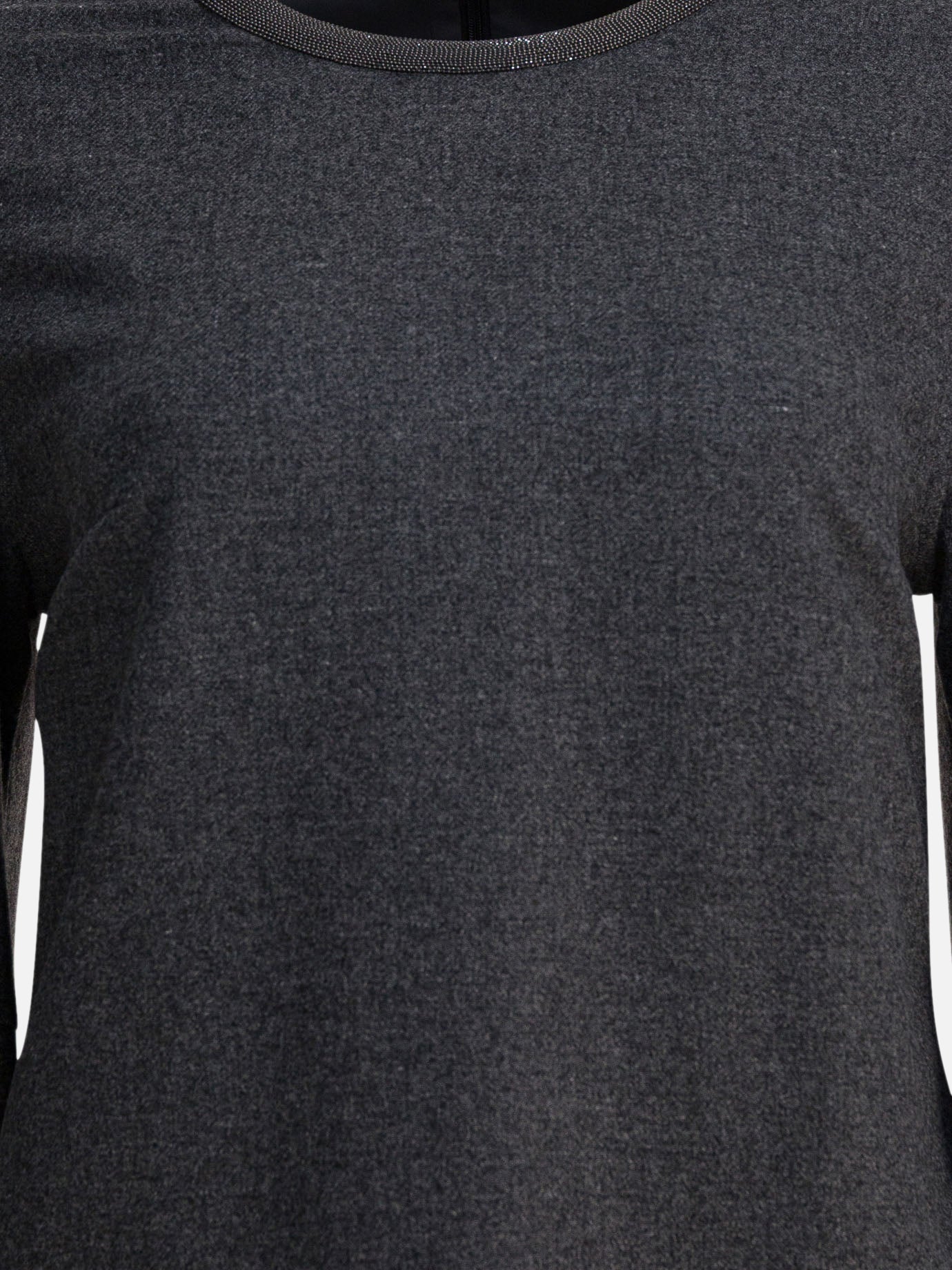 Brunello Cucinelli Wool and cashmere dress Grey - Women