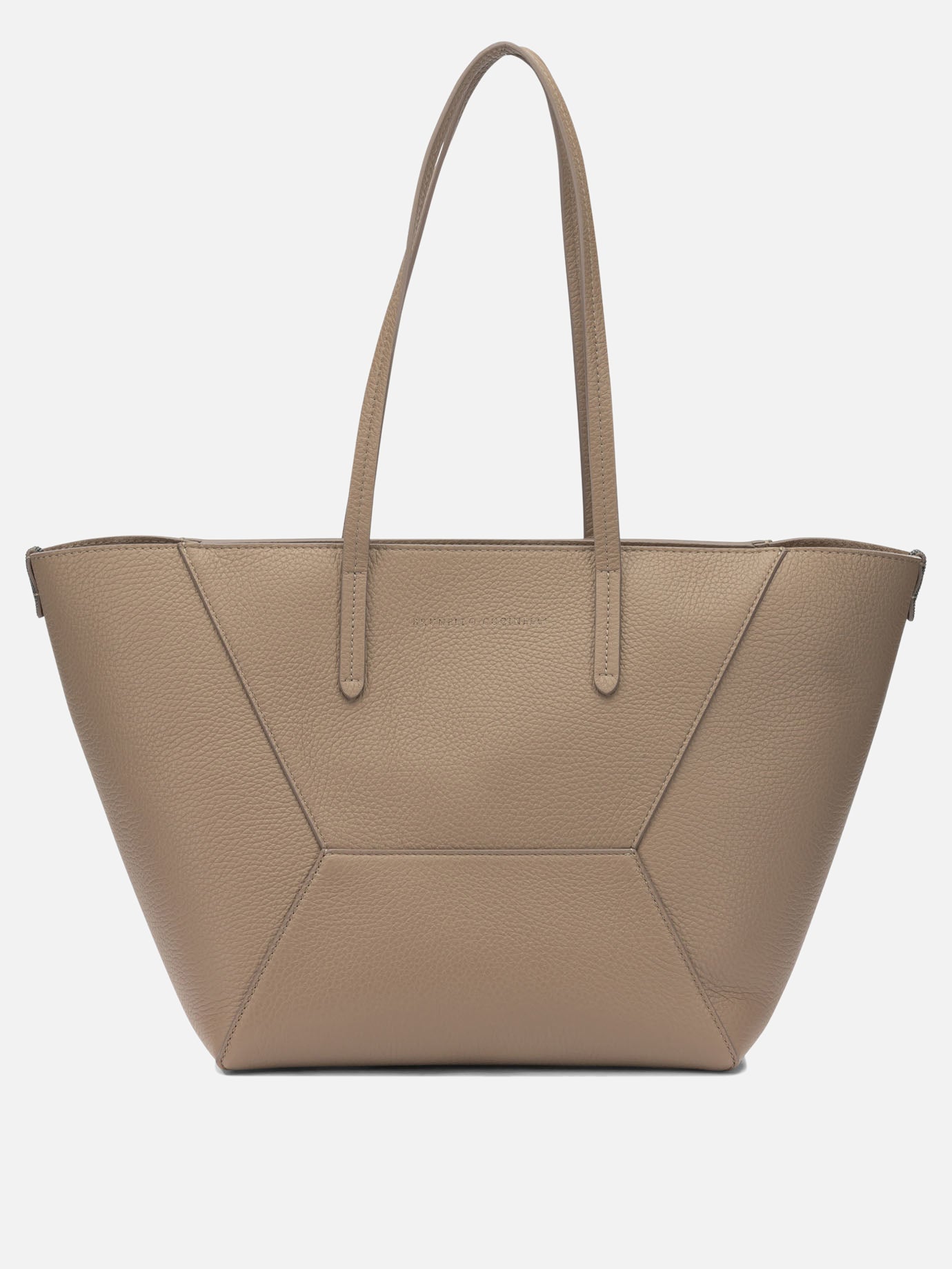 Large bags 100% deer leather  Beige - Brunello Cucinelli Women | PDP | VIETTI Online Store | thumbnail