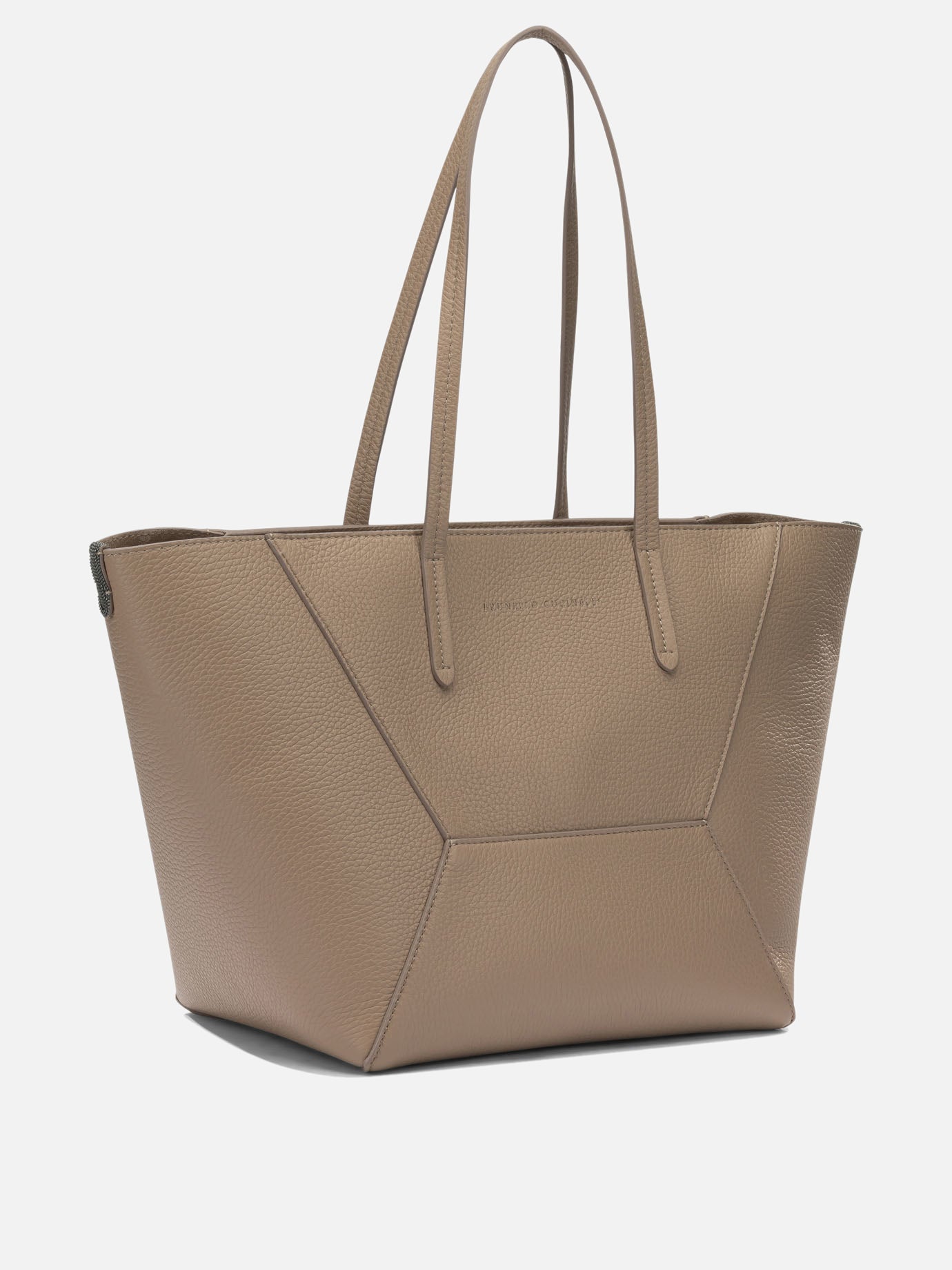 Large bags 100% deer leather  Beige - Brunello Cucinelli Women | PDP | VIETTI Online Store | Zoom-Modal_2
