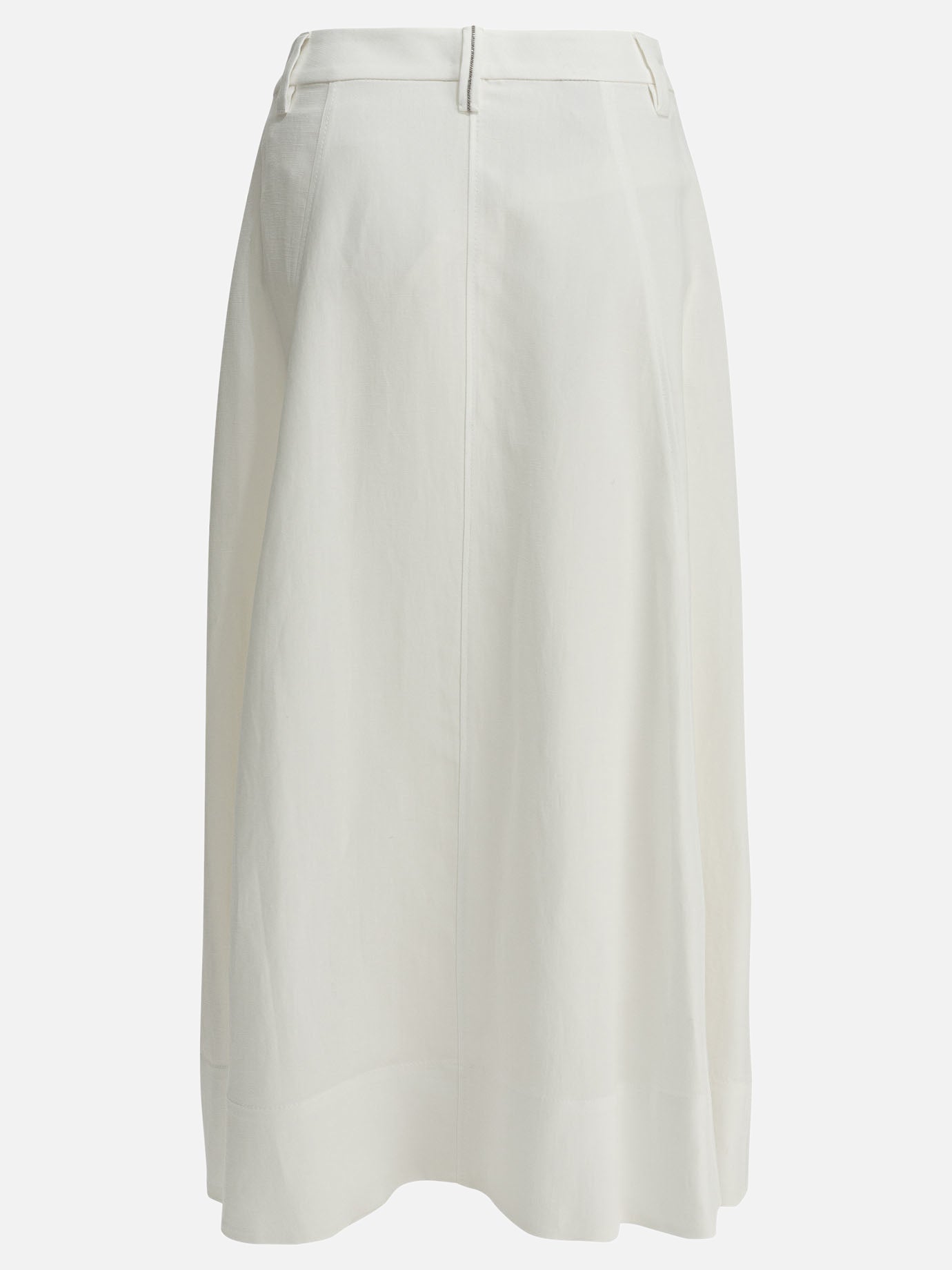 Long skirts Solid colour  White - Brunello Cucinelli Women | PDP | VIETTI Online Store | Zoom-Modal_2
