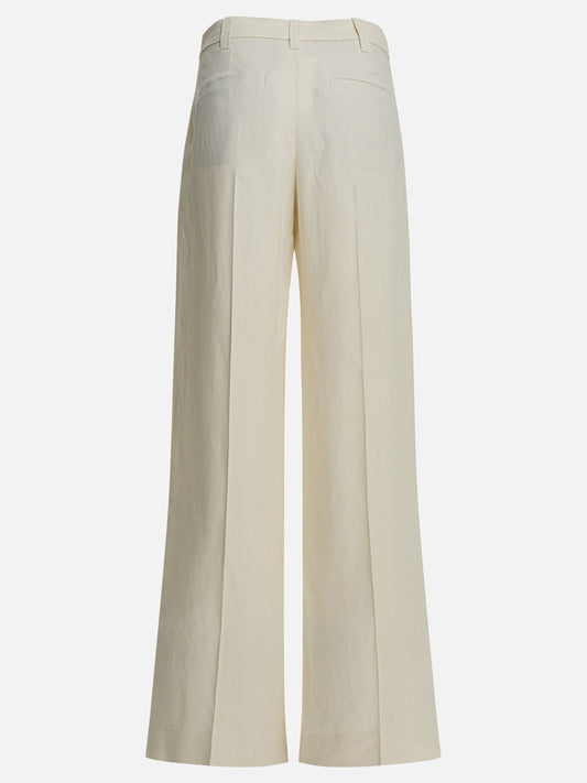 Tailored trousers Solid colour  White - Brunello Cucinelli Women | PLP | VIETTI Online Store | 2
