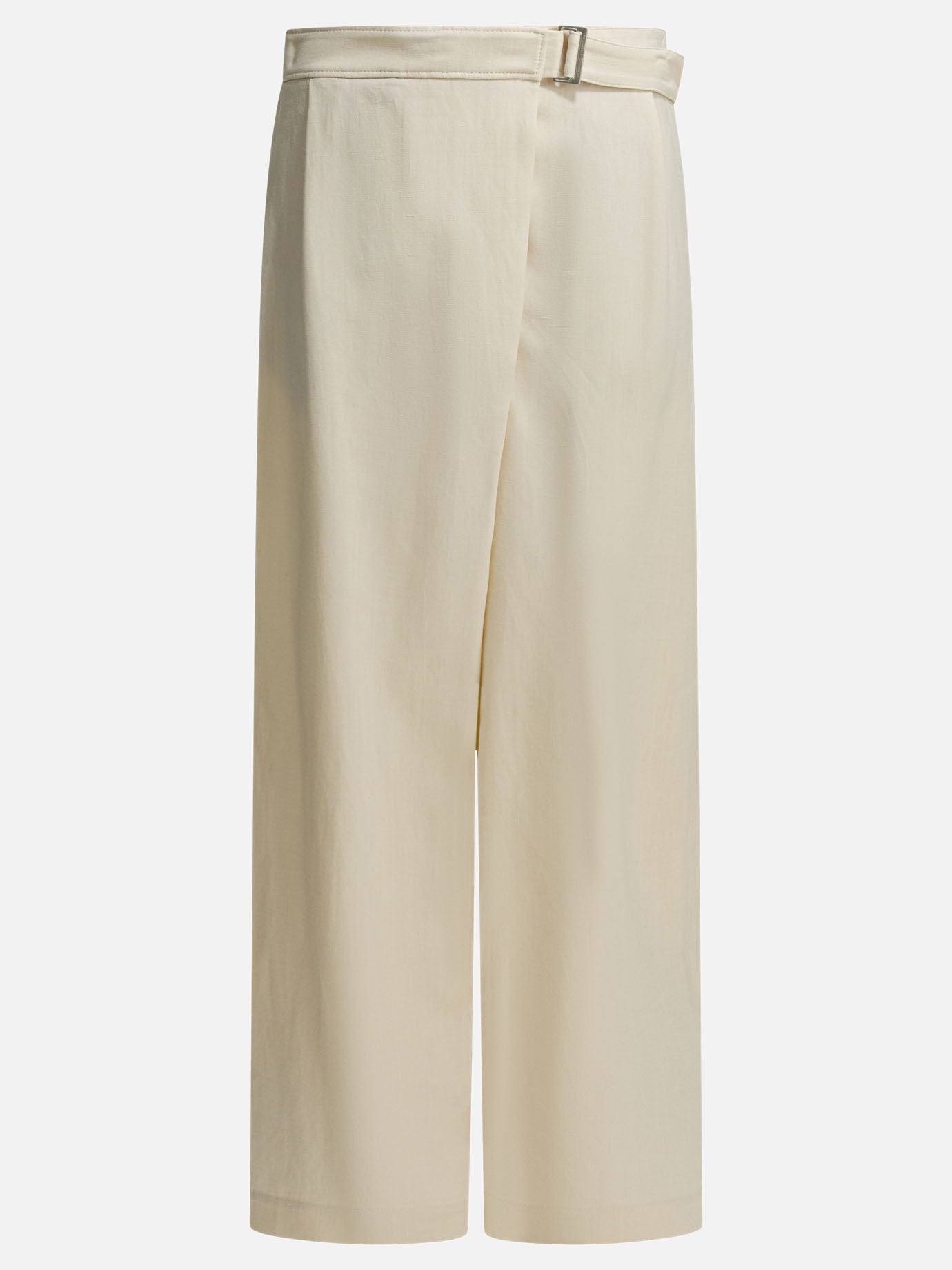 Tailored trousers Solid colour  White - Brunello Cucinelli Women | PDP | VIETTI Online Store | thumbnail