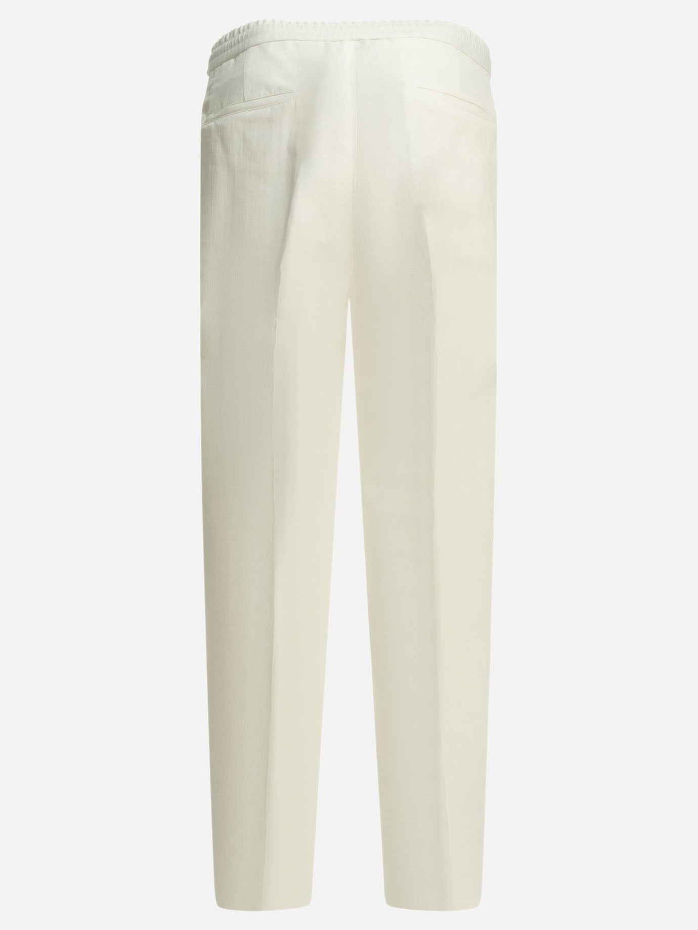 Leisure trousers Solid colour  White - Brunello Cucinelli Men | PDP | VIETTI Online Store | thumbnail_2