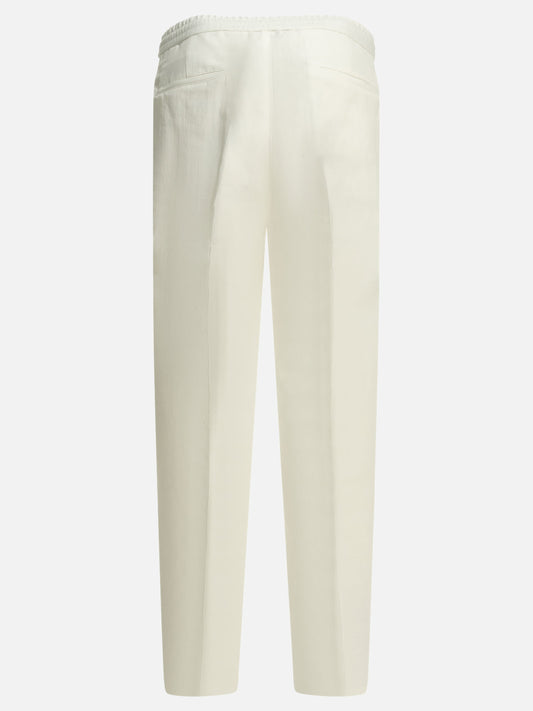 Leisure trousers Solid colour  White - Brunello Cucinelli Men | PDP | VIETTI Online Store | 2

