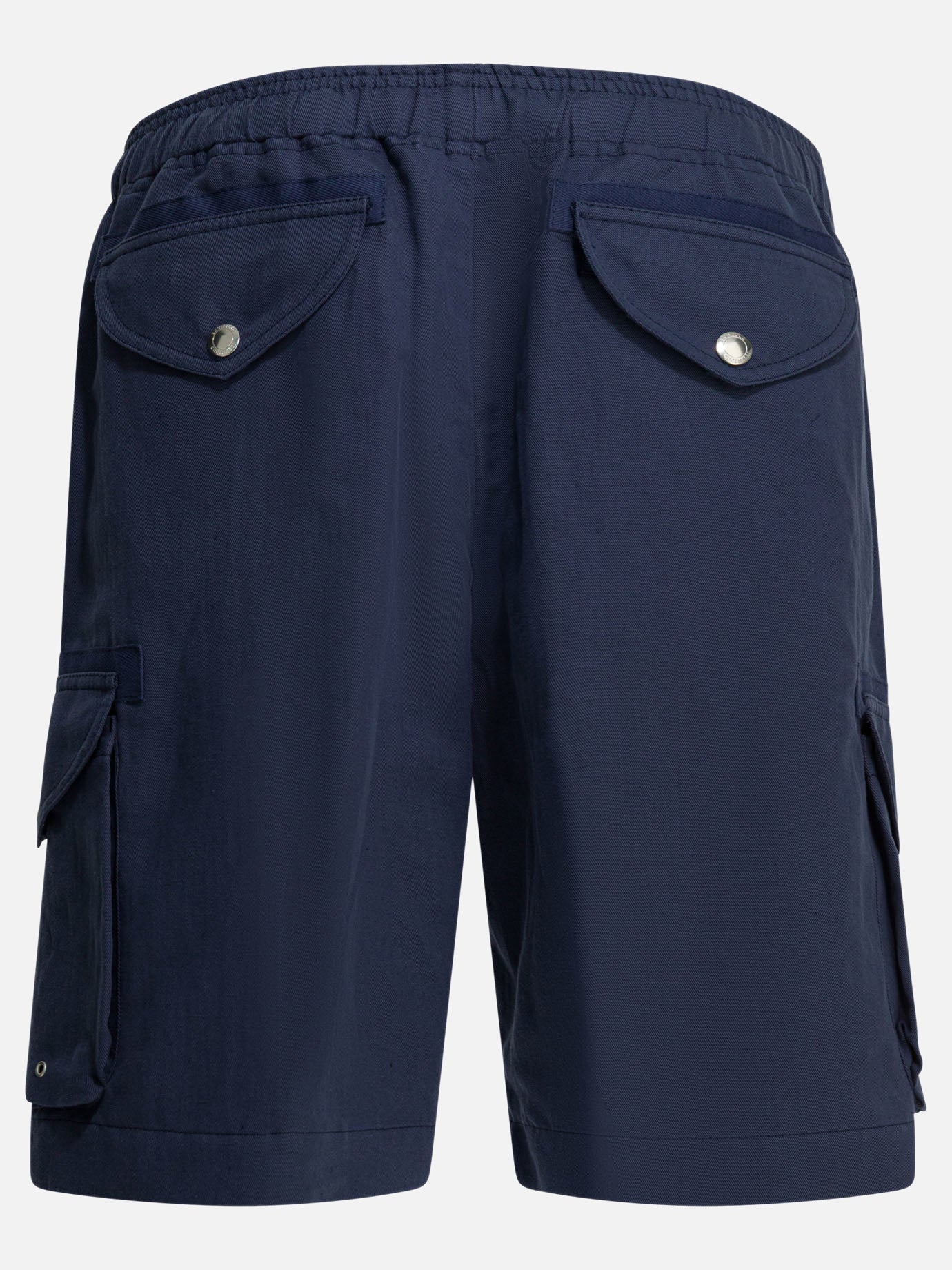 Cargo shorts Solid colour  Blue - Brunello Cucinelli Men | PDP | VIETTI Online Store | Zoom-Modal_4
