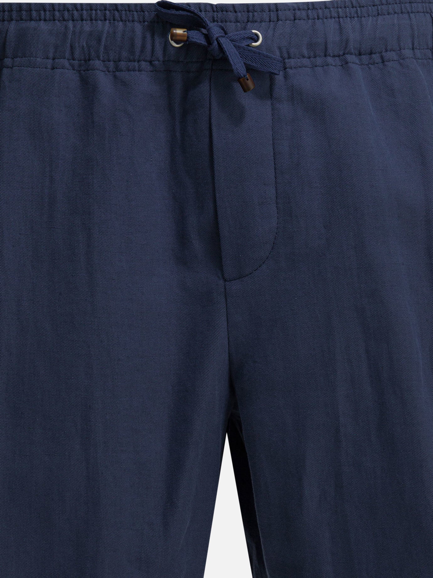 Cargo shorts Solid colour  Blue - Brunello Cucinelli Men | PDP | VIETTI Online Store | Zoom-Modal_3

