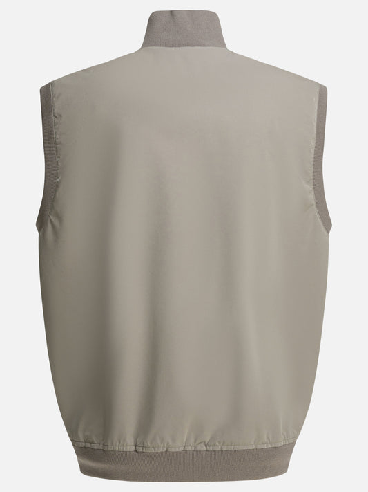 Giacche smanicate Solid colour  Marrone - Brunello Cucinelli Uomo | PLP | VIETTI Online Store | 2
