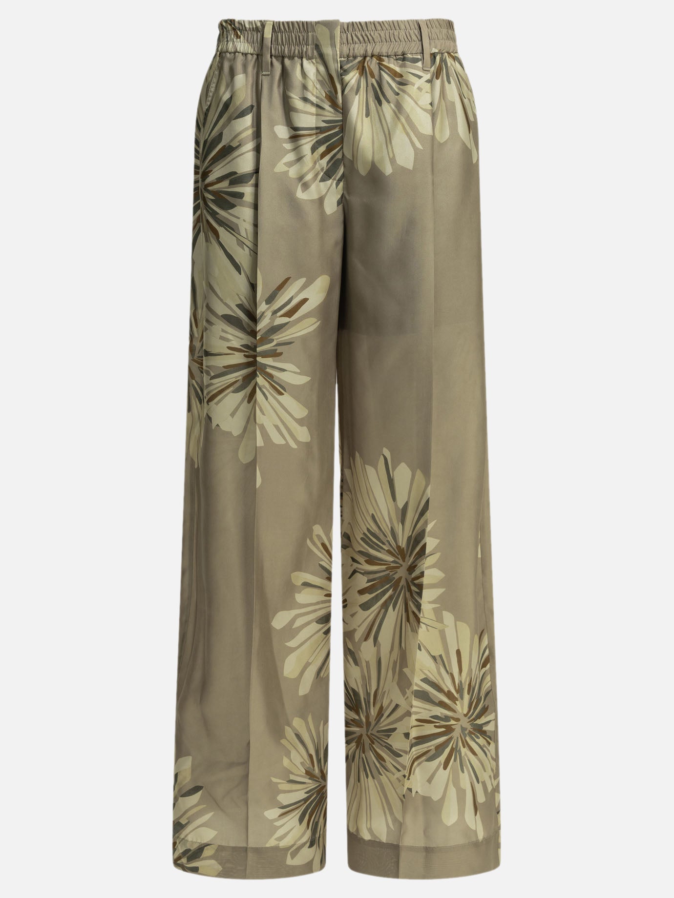 Tailored trousers Graphics  Beige - Brunello Cucinelli Women | PDP | VIETTI Online Store | thumbnail