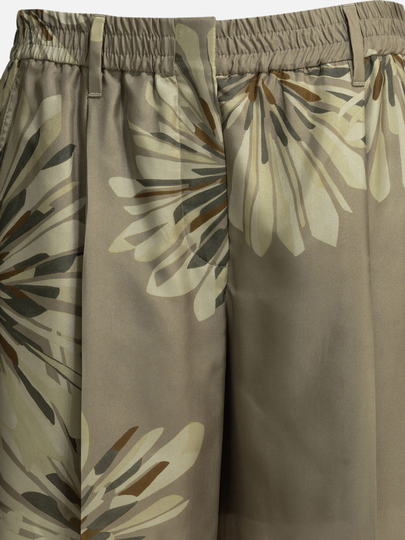 Tailored trousers Graphics  Beige - Brunello Cucinelli Women | PDP | VIETTI Online Store | thumbnail_3