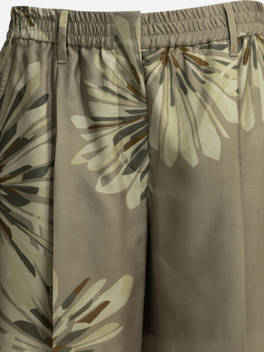 Brunello Cucinelli "Bloom" Tailored Pants Beige

